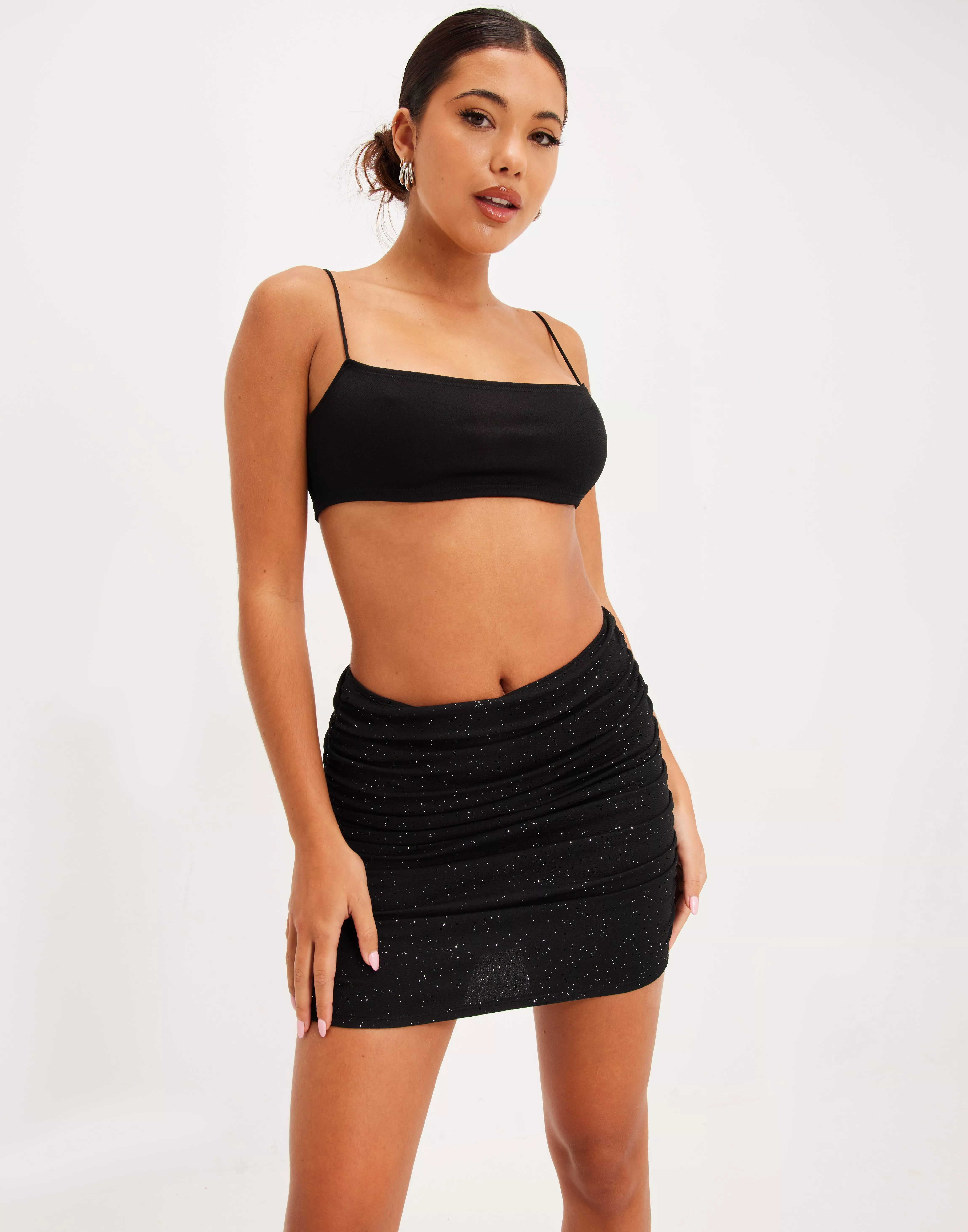 Glitter bodycon shop skirt