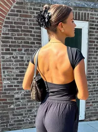 Perfect Open Back Tee