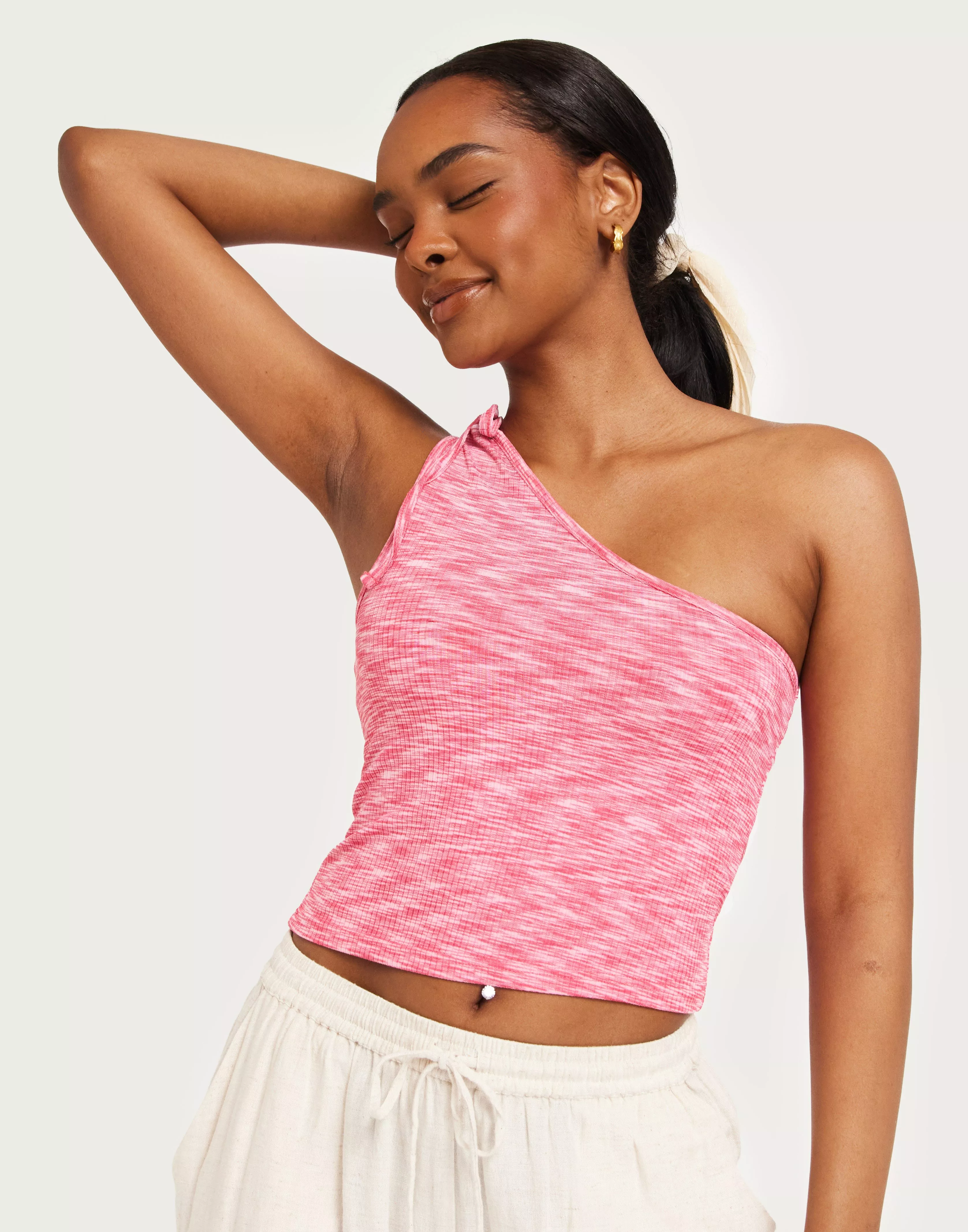 American eagle one shoulder top new arrivals