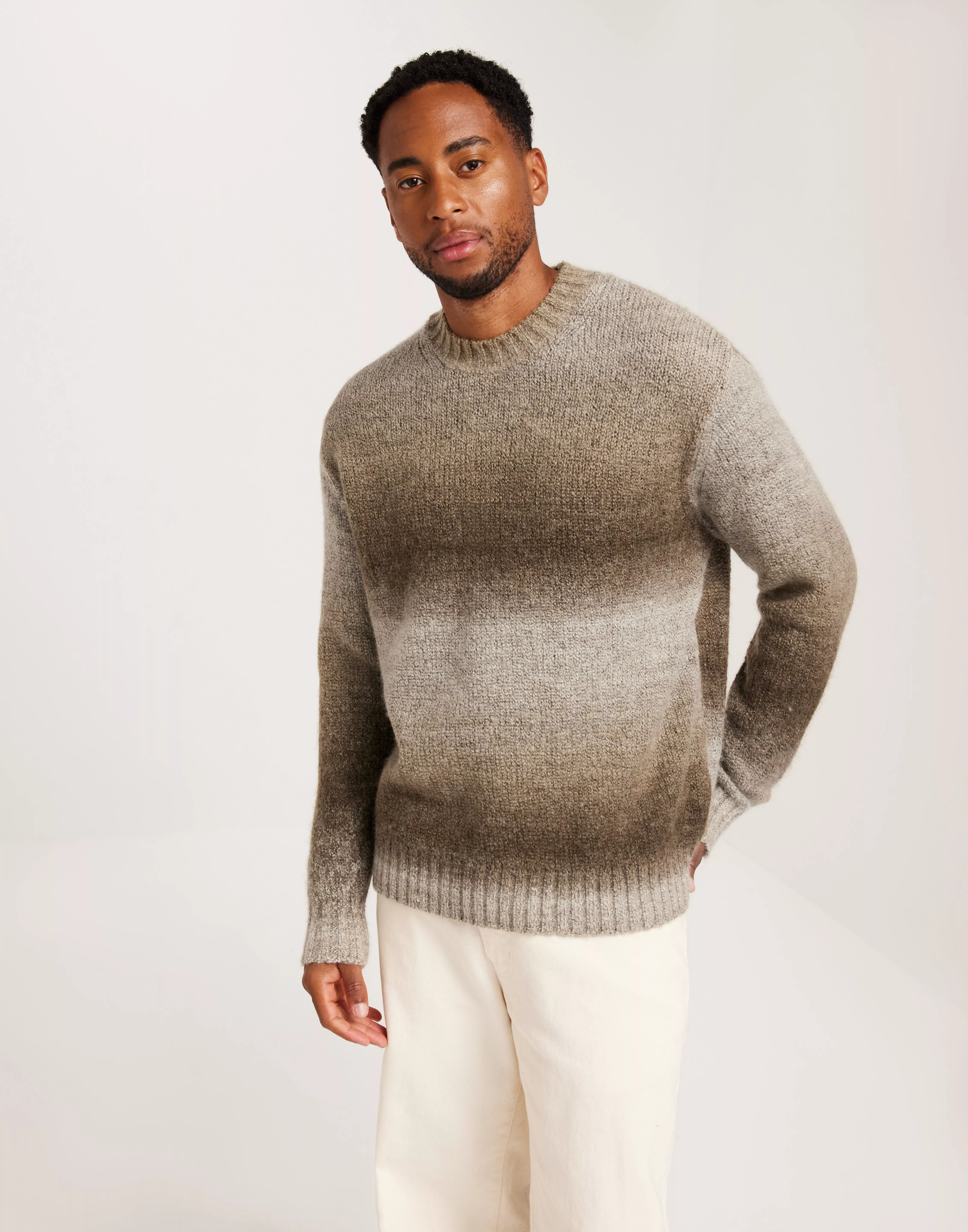 SLHGAARD RELAXED LS KNIT CREW NECK