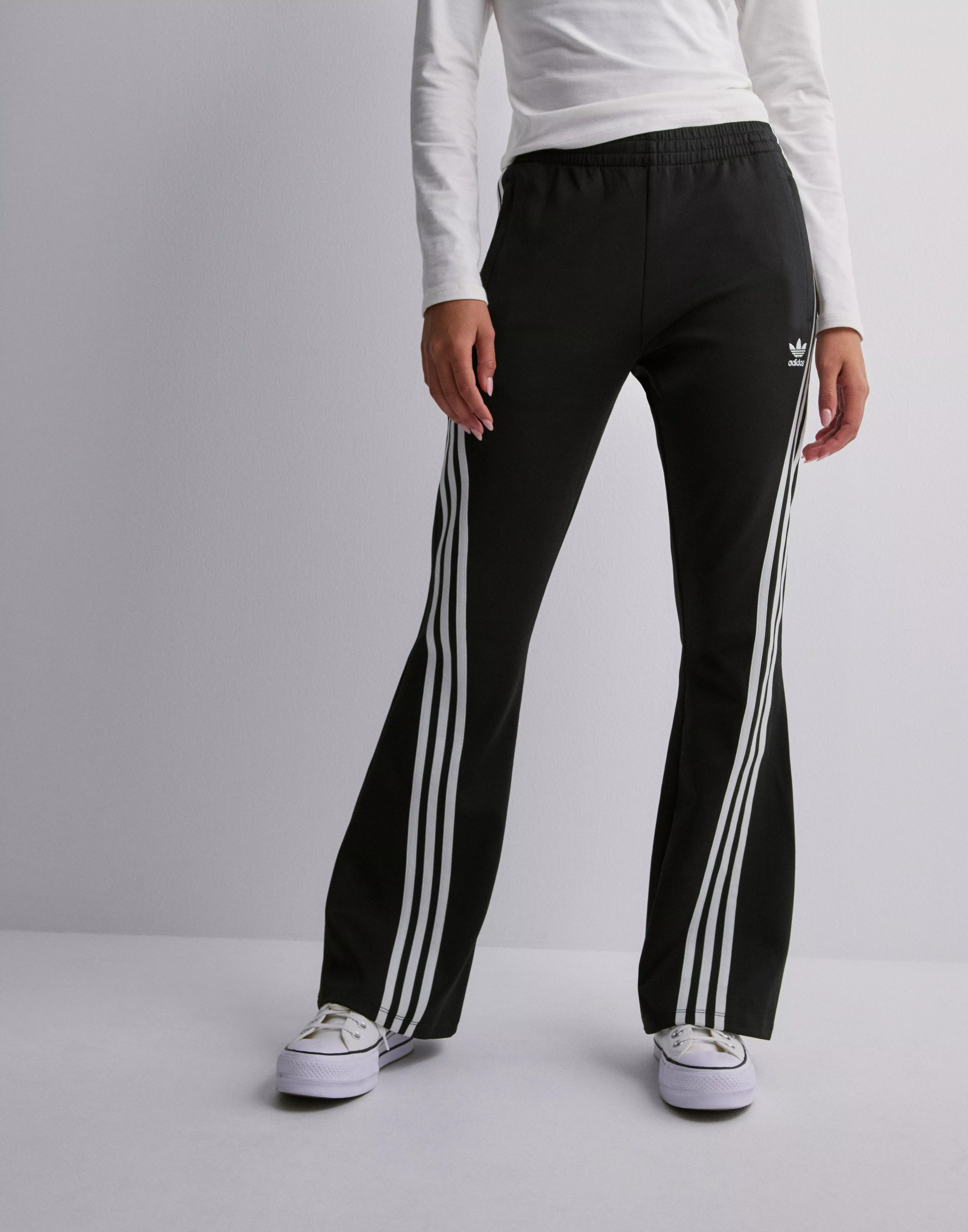 Adidas flared outlet track pant