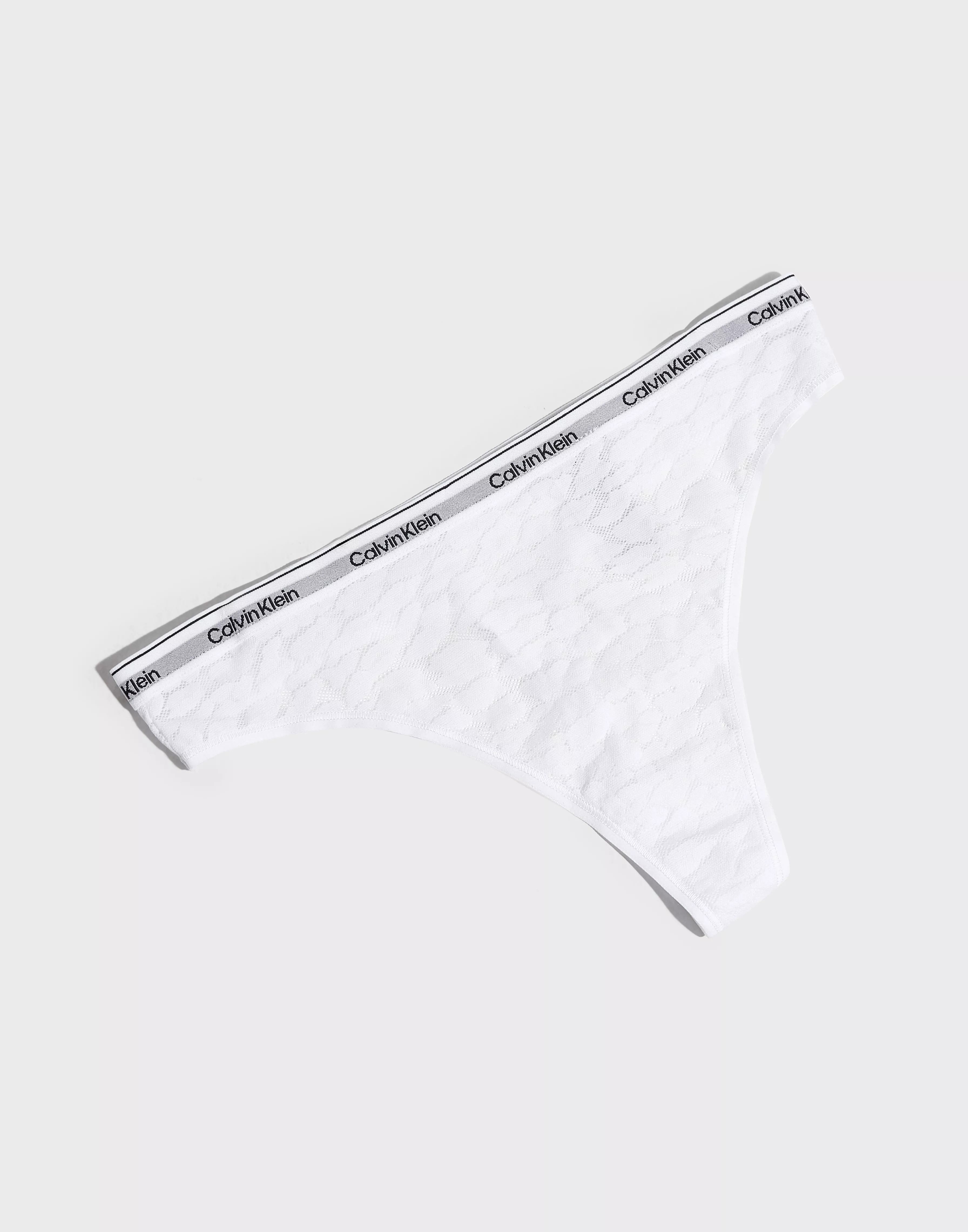 Osta Calvin Klein Underwear High Leg Thong White