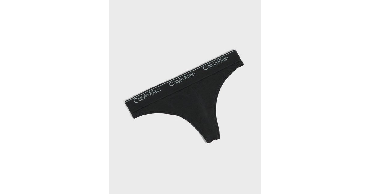 Calvin Klein Underwear Thong - black 