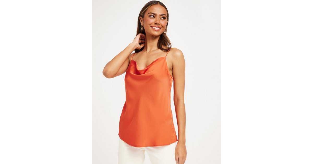 Buy Vila VIRAVENNA SINGLET STRAP TOP/DC - Tigerlily | Nelly.com