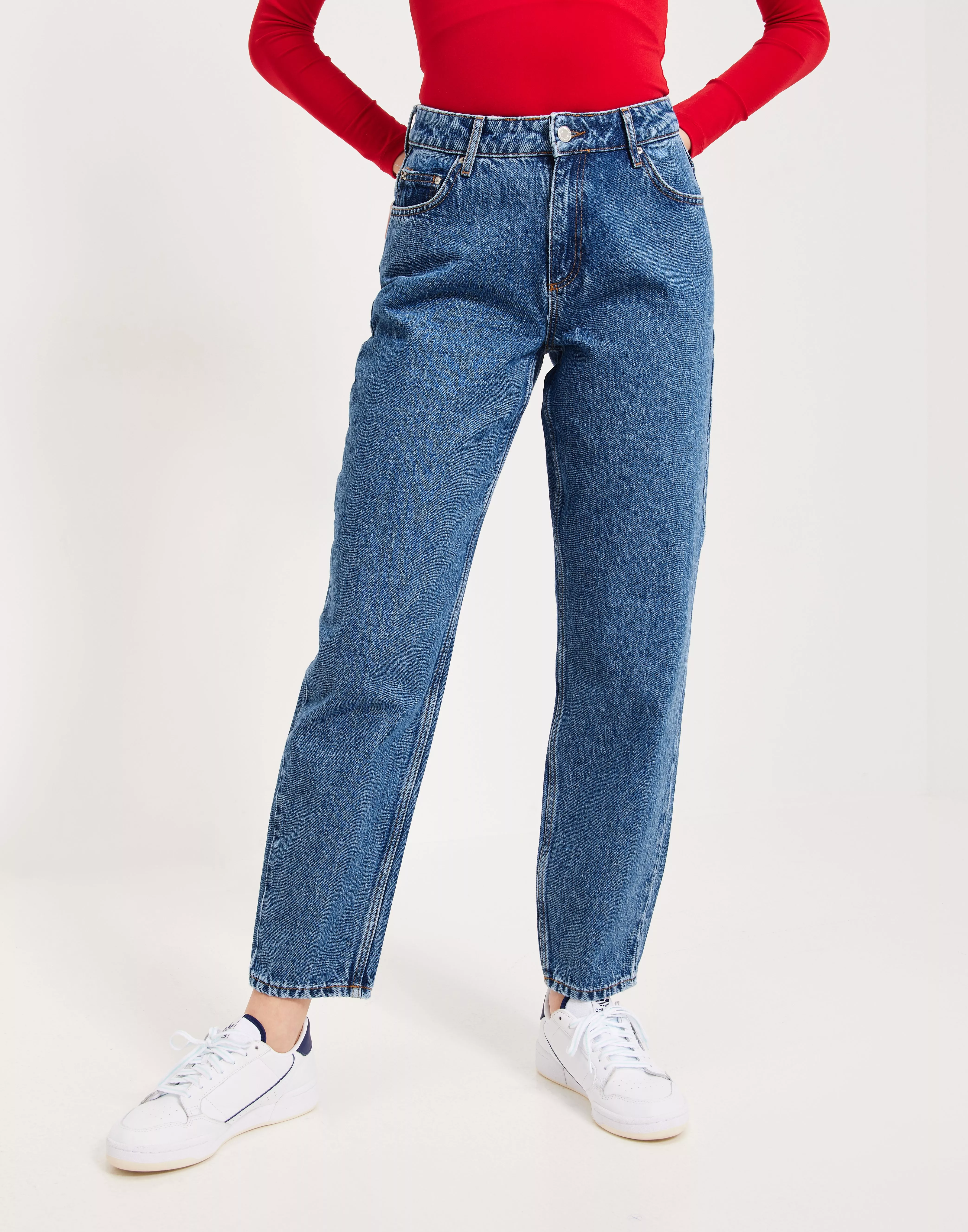 indkomst håndtering Bagvaskelse Køb Vero Moda VMSUMMER HR LOOSE MOM JEANS DO311 G - Medium Blue Denim |  Nelly.com