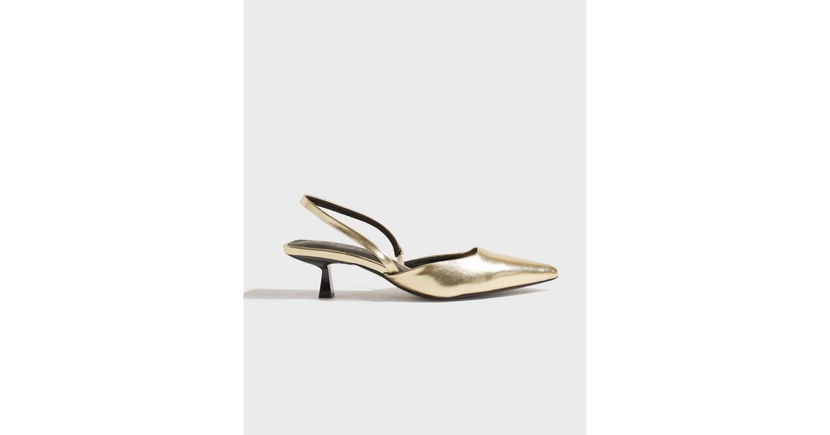 Buy Only Shoes ONLCOCO-3 PU METALIC SLINGBACK - Gold