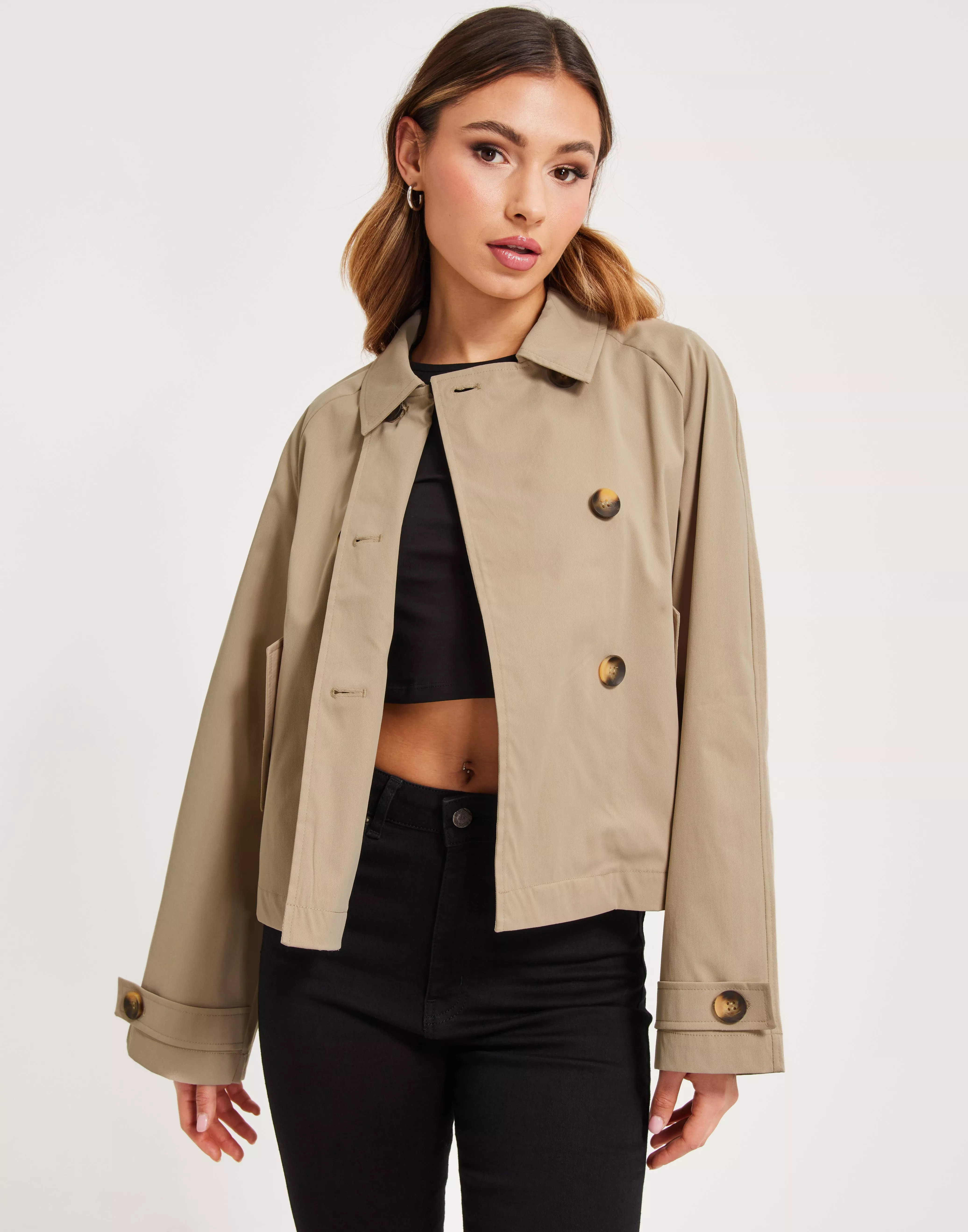 Humus Buy - OTW Only TRENCHCOAT NOOS ONLAPRIL SHORT