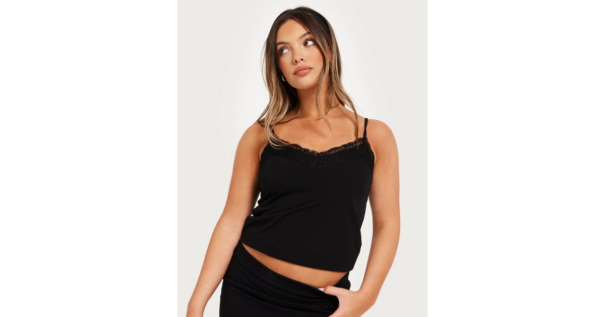 Buy Nelly Lace Tank Top - Black
