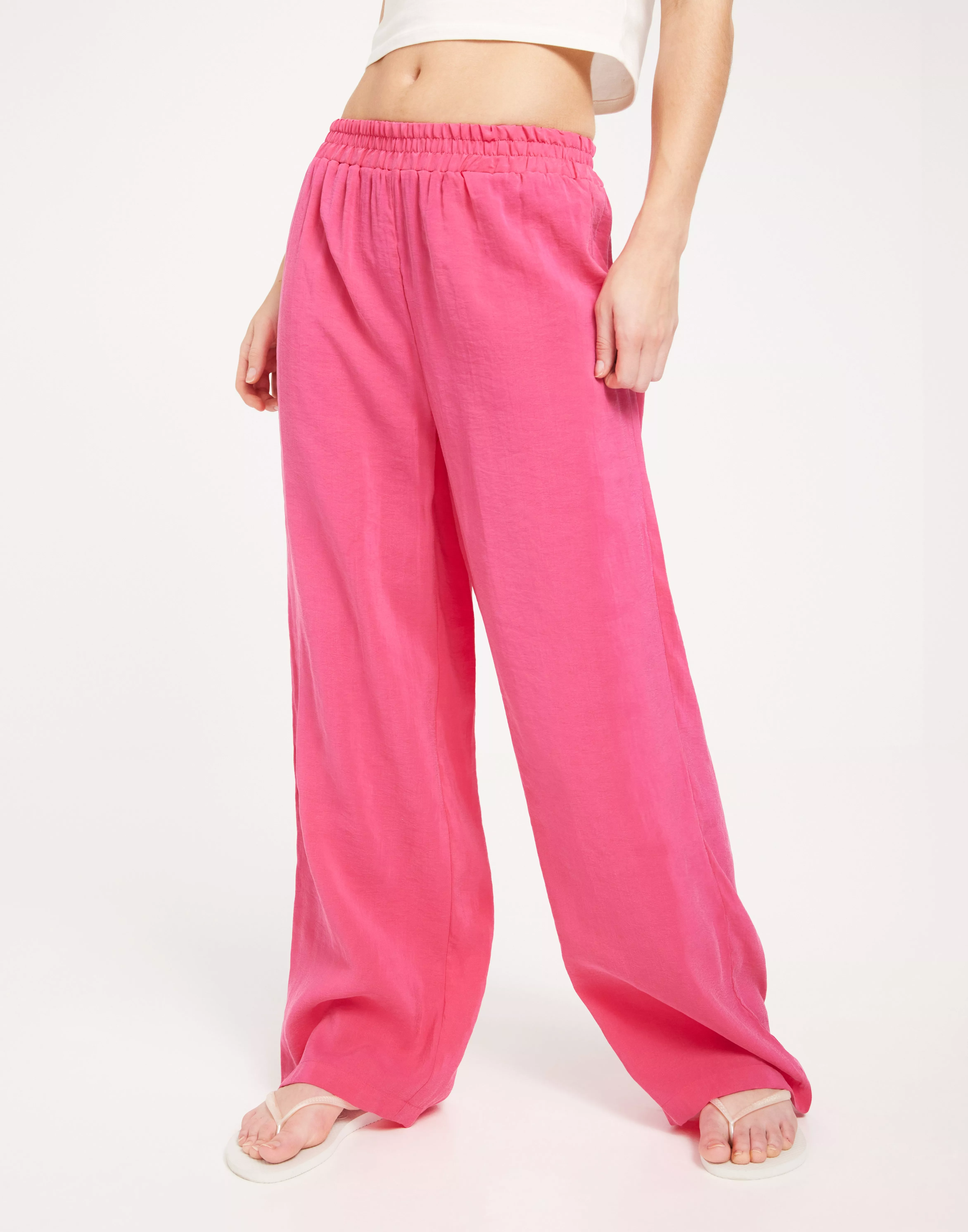 ONLIRIS MODAL WIDE LEG PANTS WVN