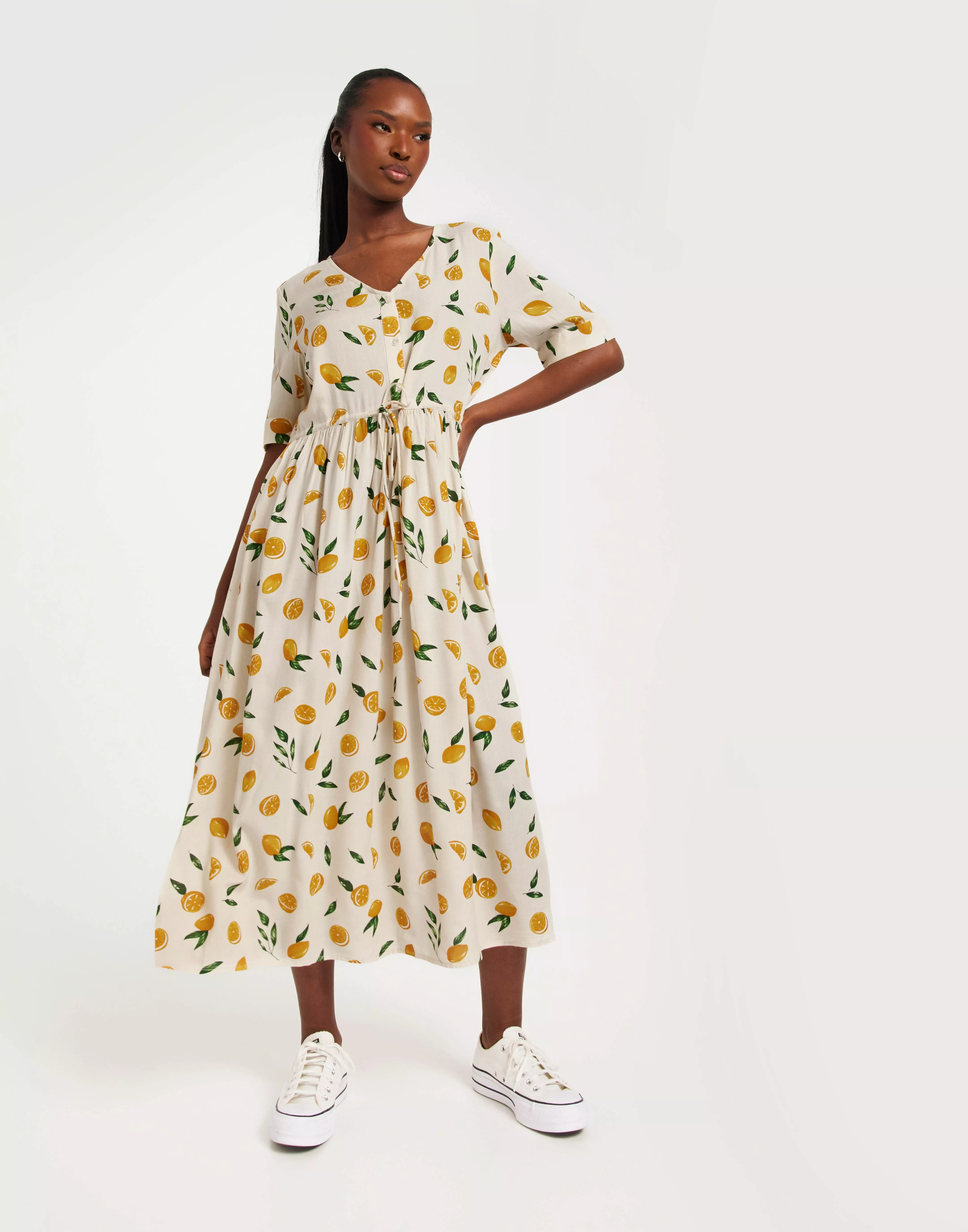 Pieces deals midi dress