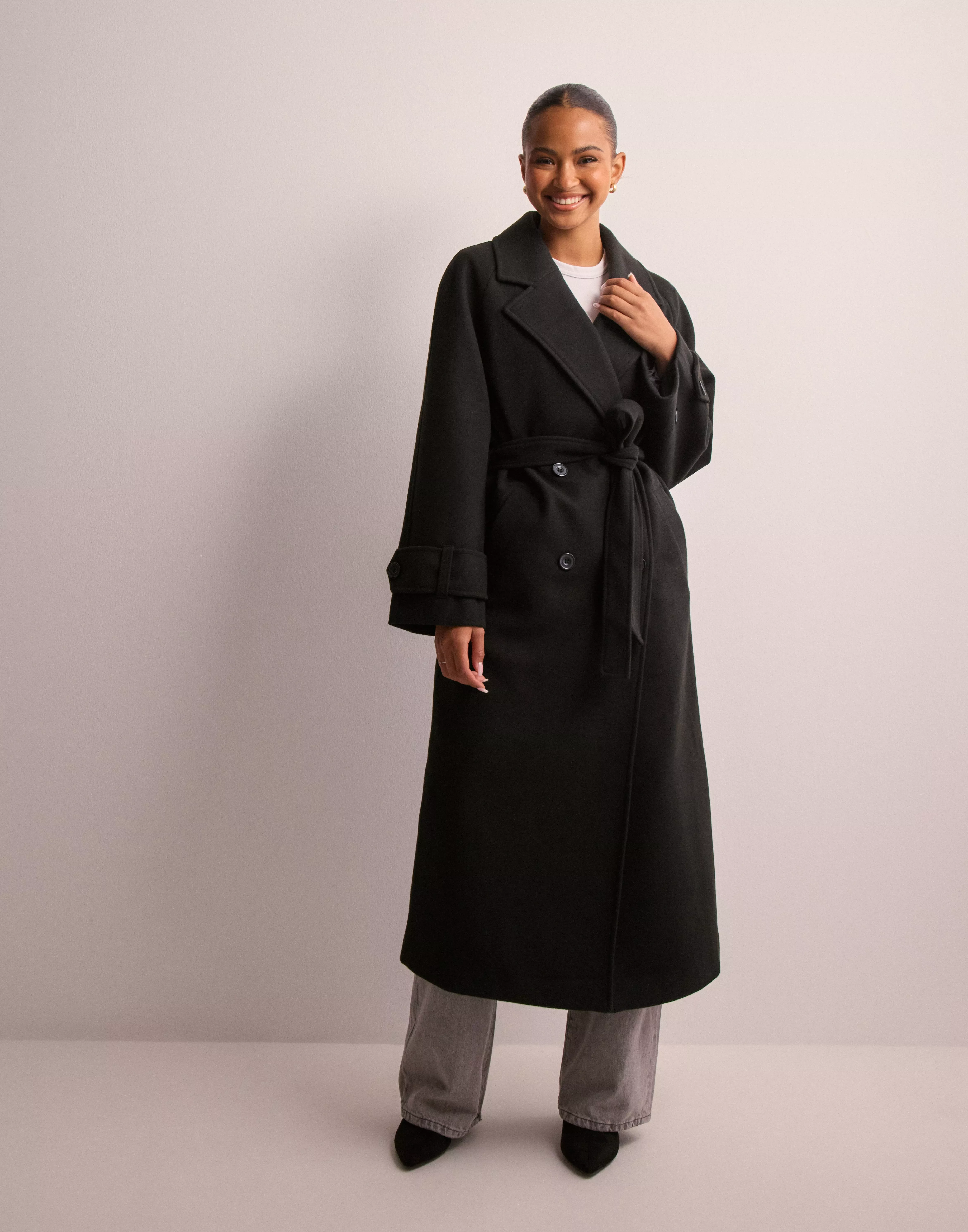 Coat Buy Nelly - Trench Warm Black