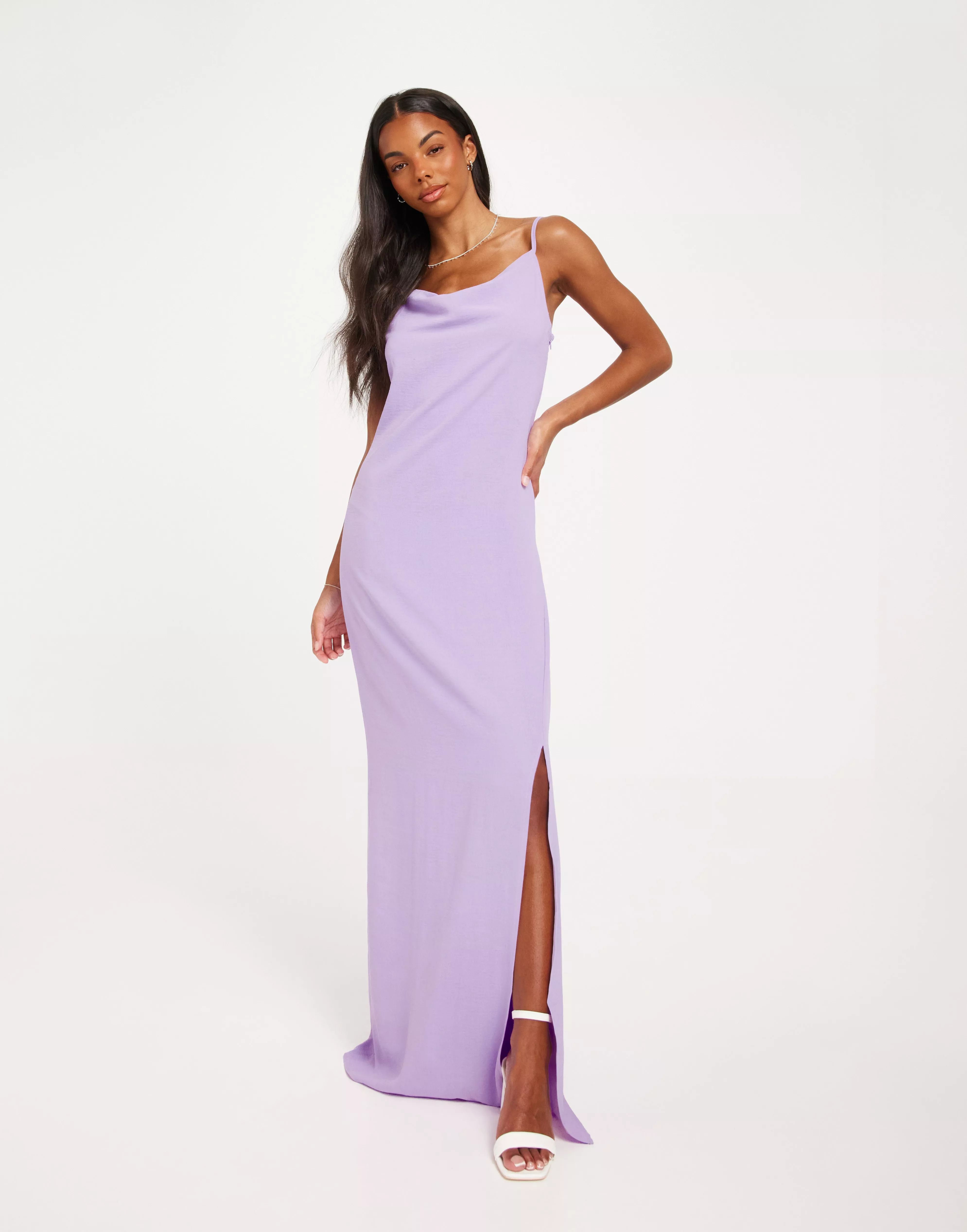 luft Skov Afskrække Køb Only ONLMAI S/L WATERFALL MAXI DRESS WVN - Purple Rose | Nelly.com