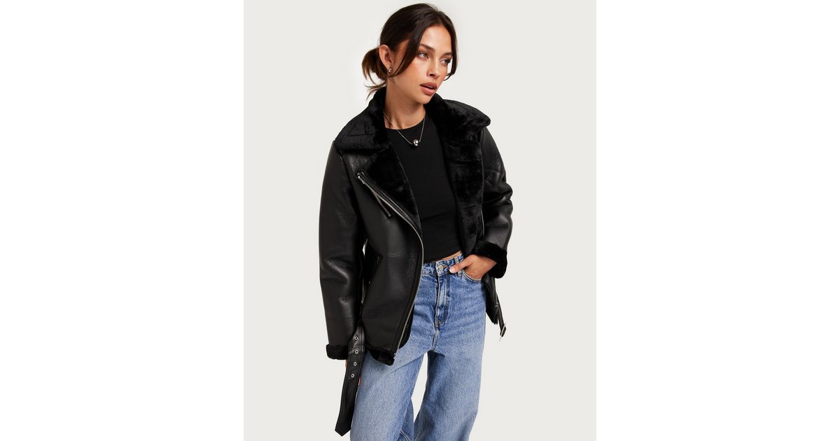 Pcdora aviator clearance jacket bf