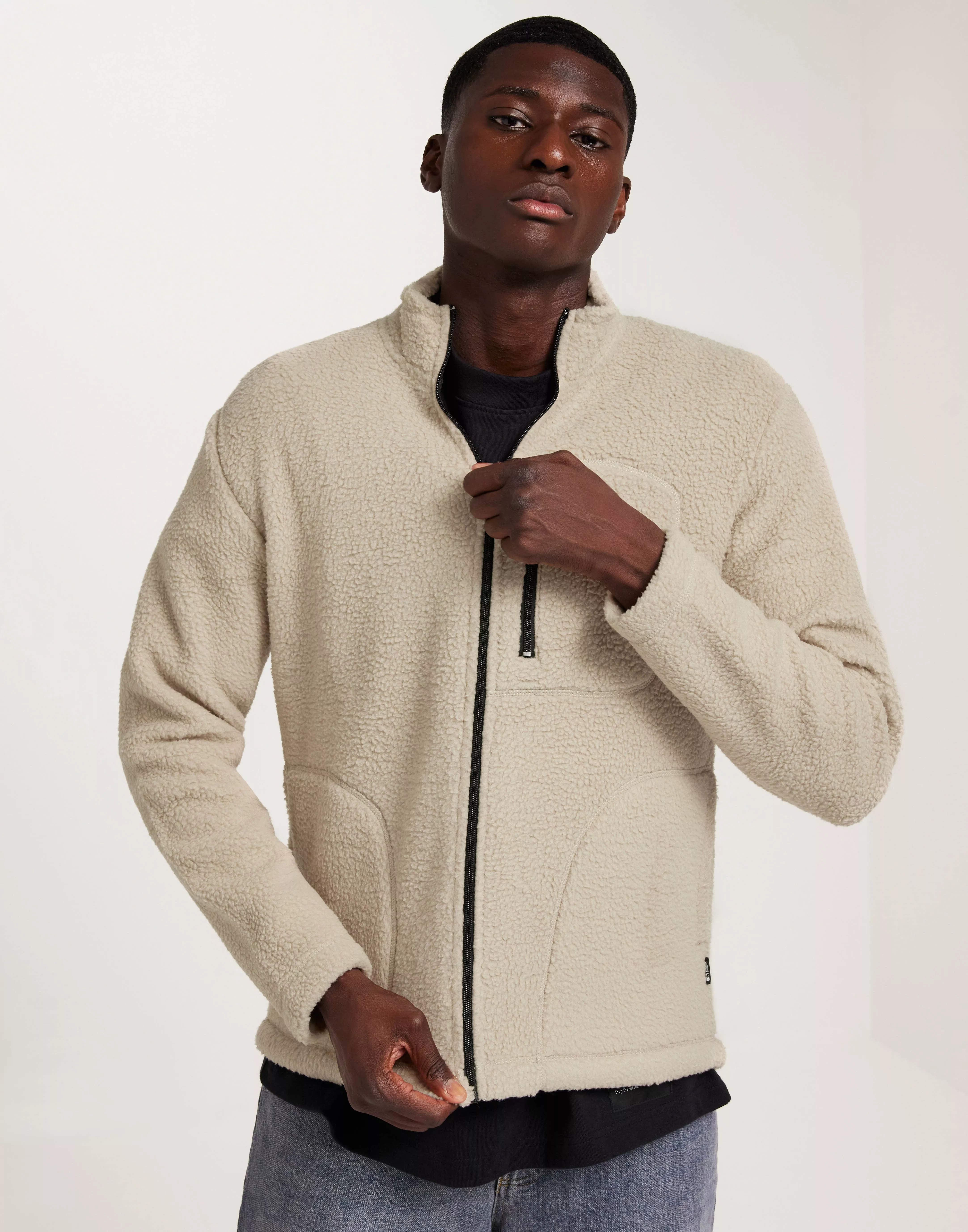 Men's Sherpa Fleece Jacket, Only & Sons