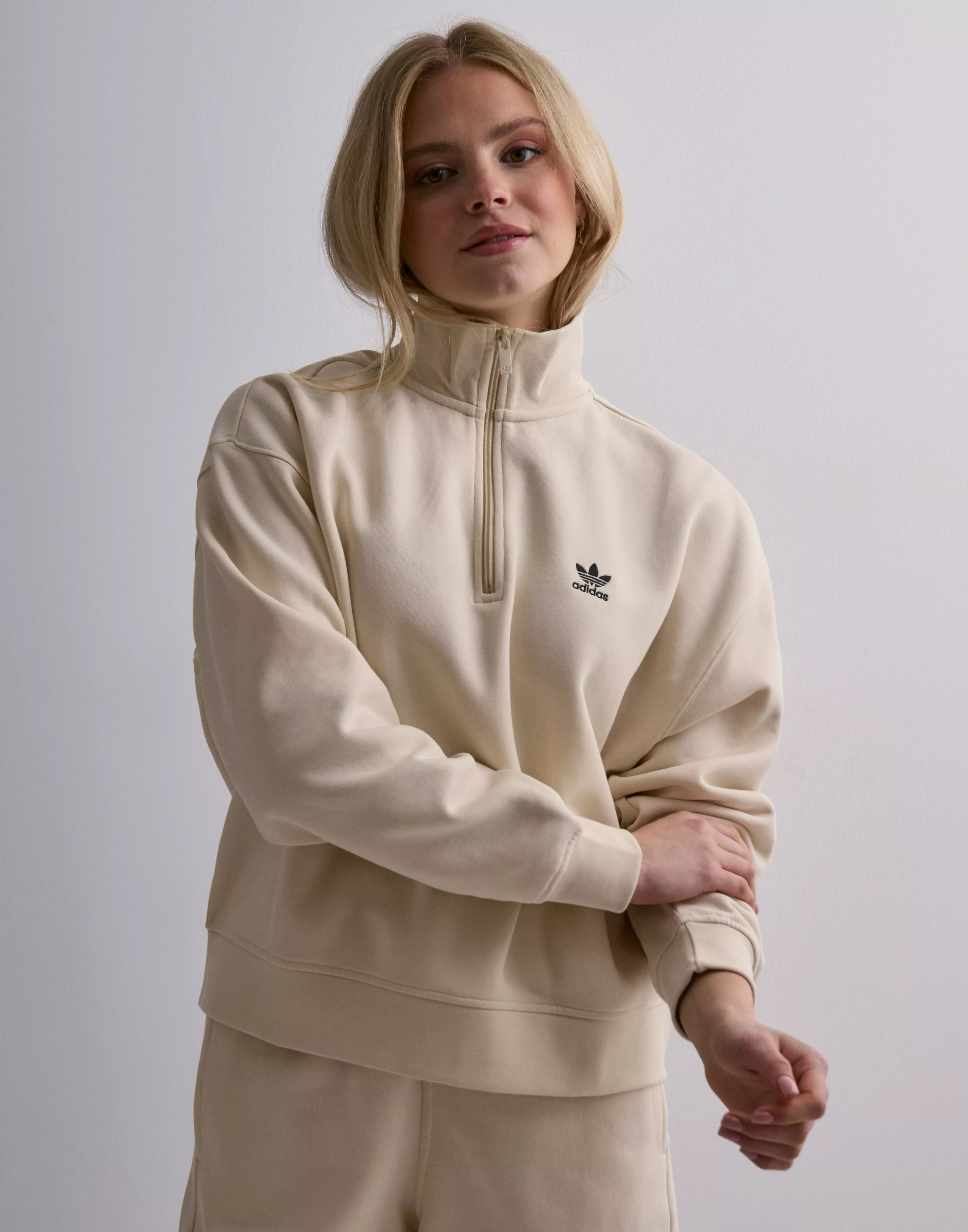 Adidas high 2024 neck hoodie