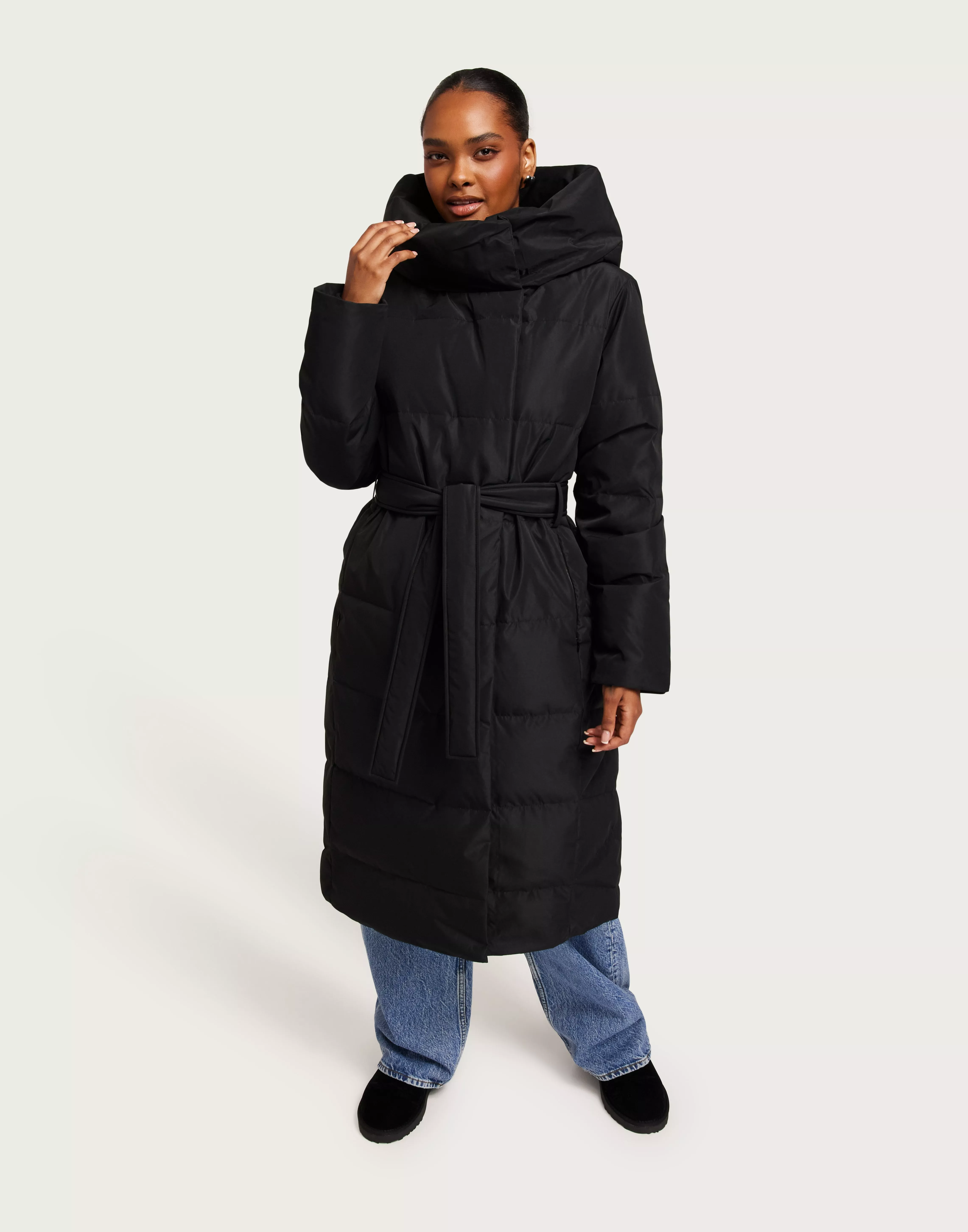 Vero moda scarf 2024 short puffer jacket