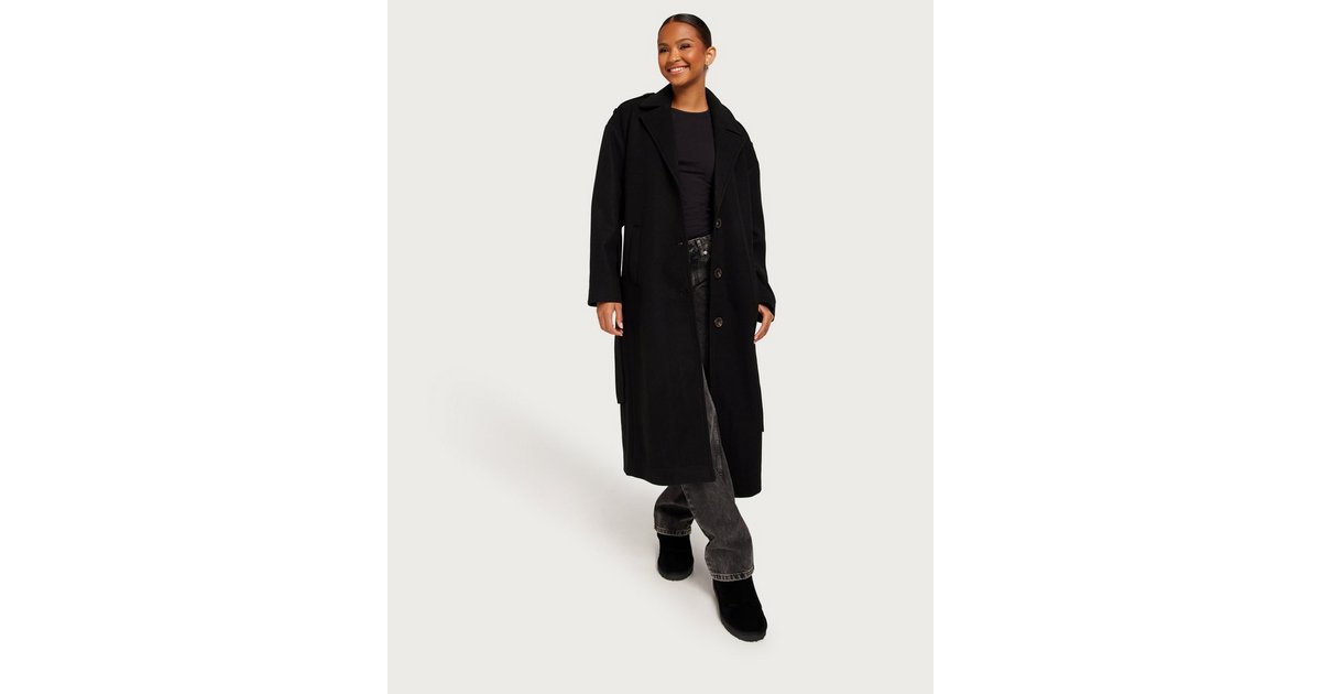 Buy Only ONLNEWEMMA LONG COAT CS OTW - Black | Nelly.com