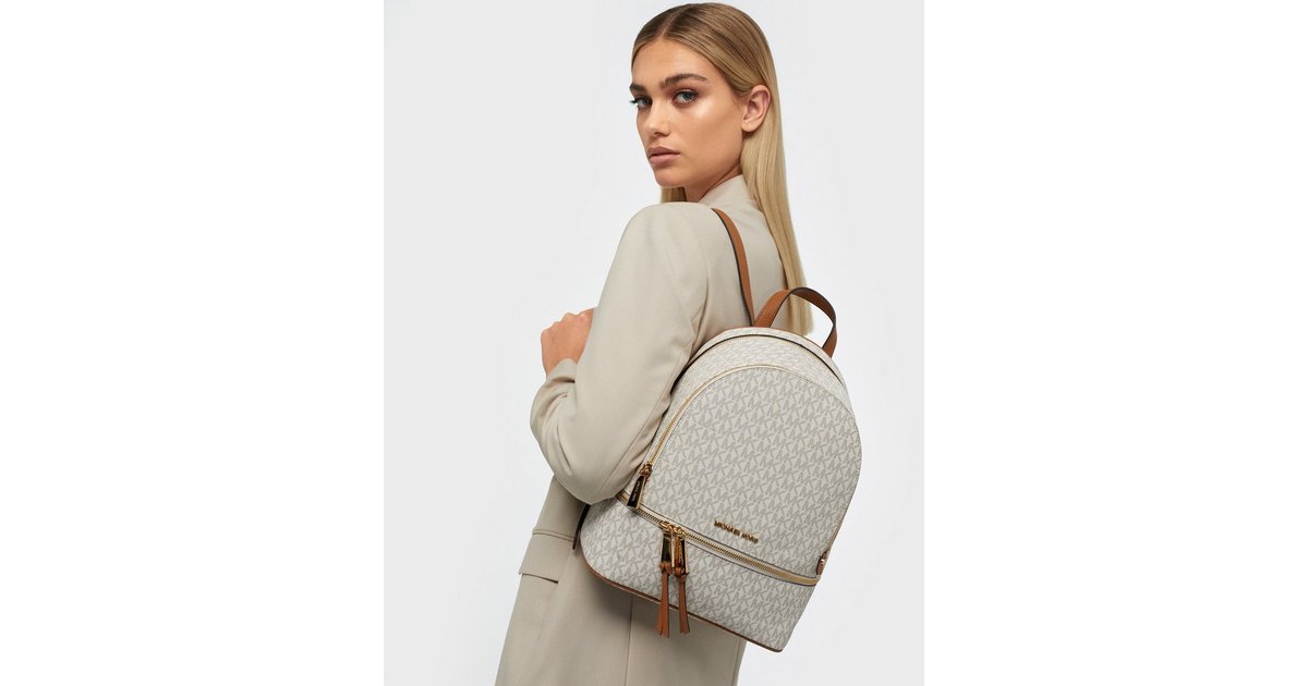 Michael kors rhea clearance vanilla backpack