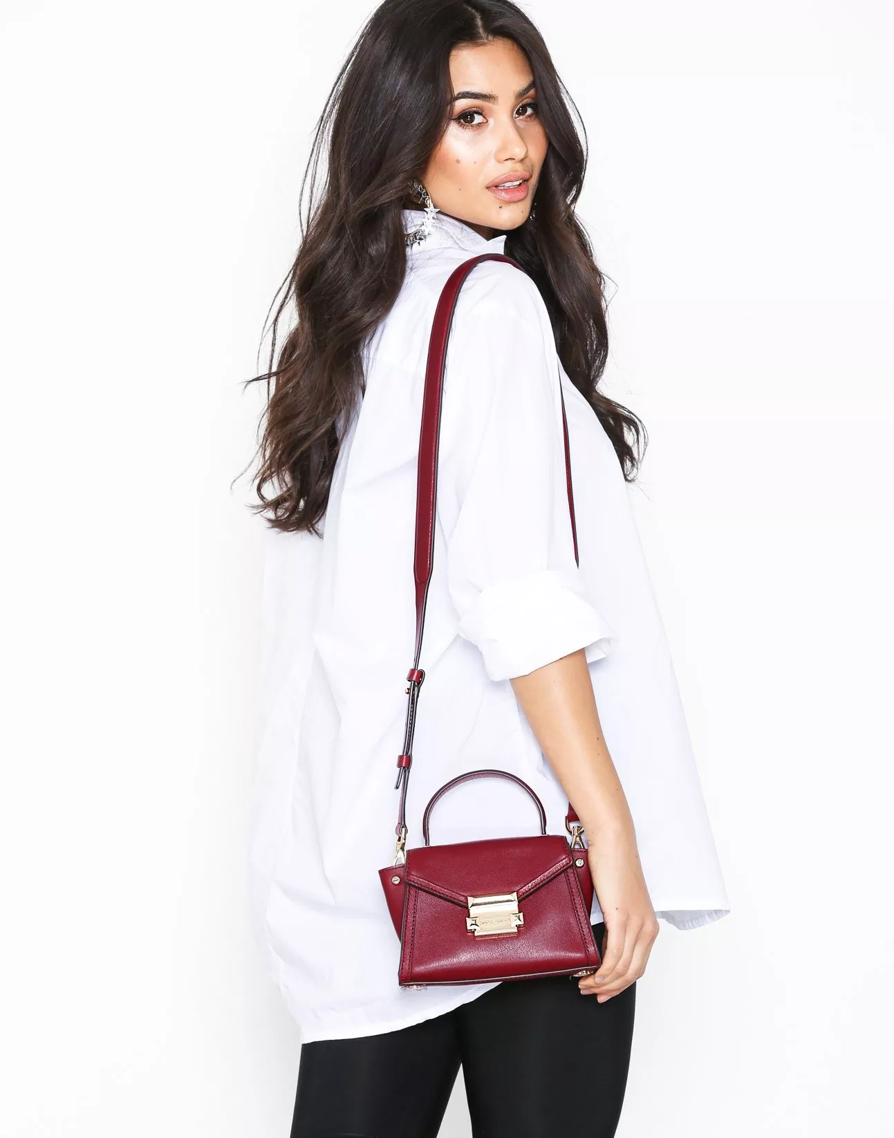 Michael kors whitney clearance burgundy