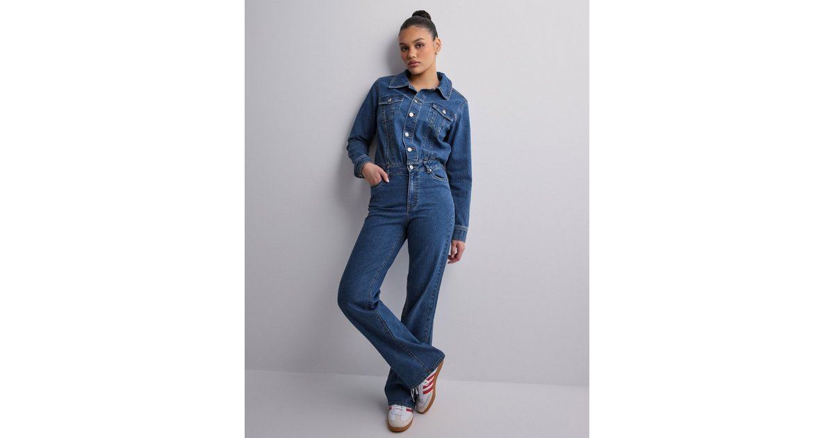 Denim store jumpsuit nelly