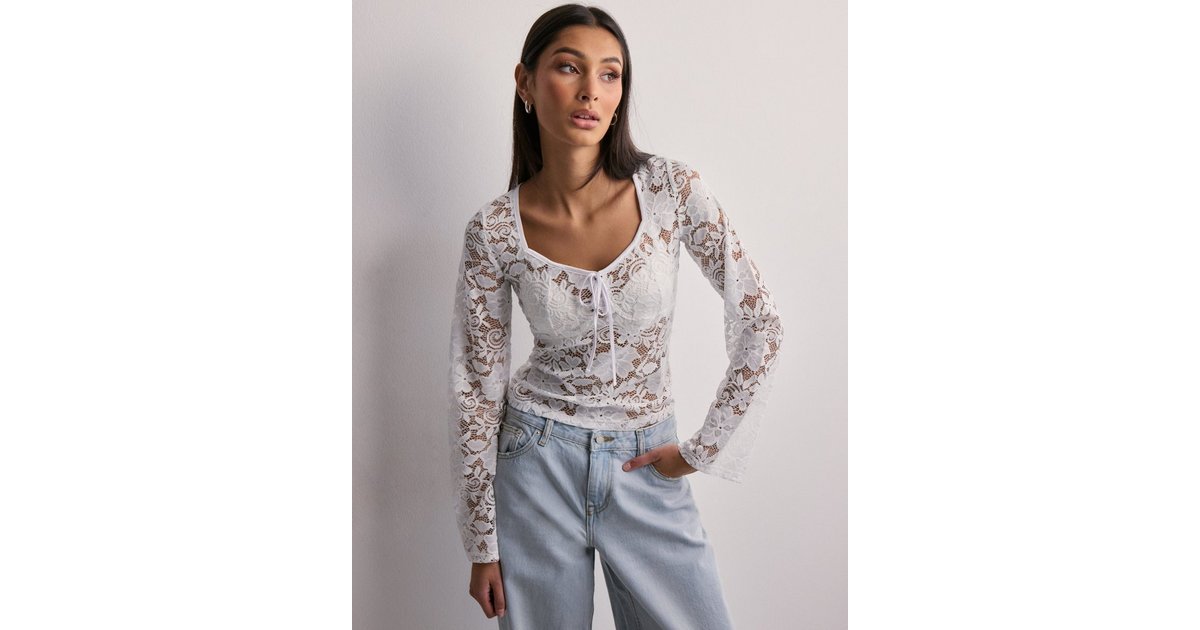 Nice lace hot sale tops