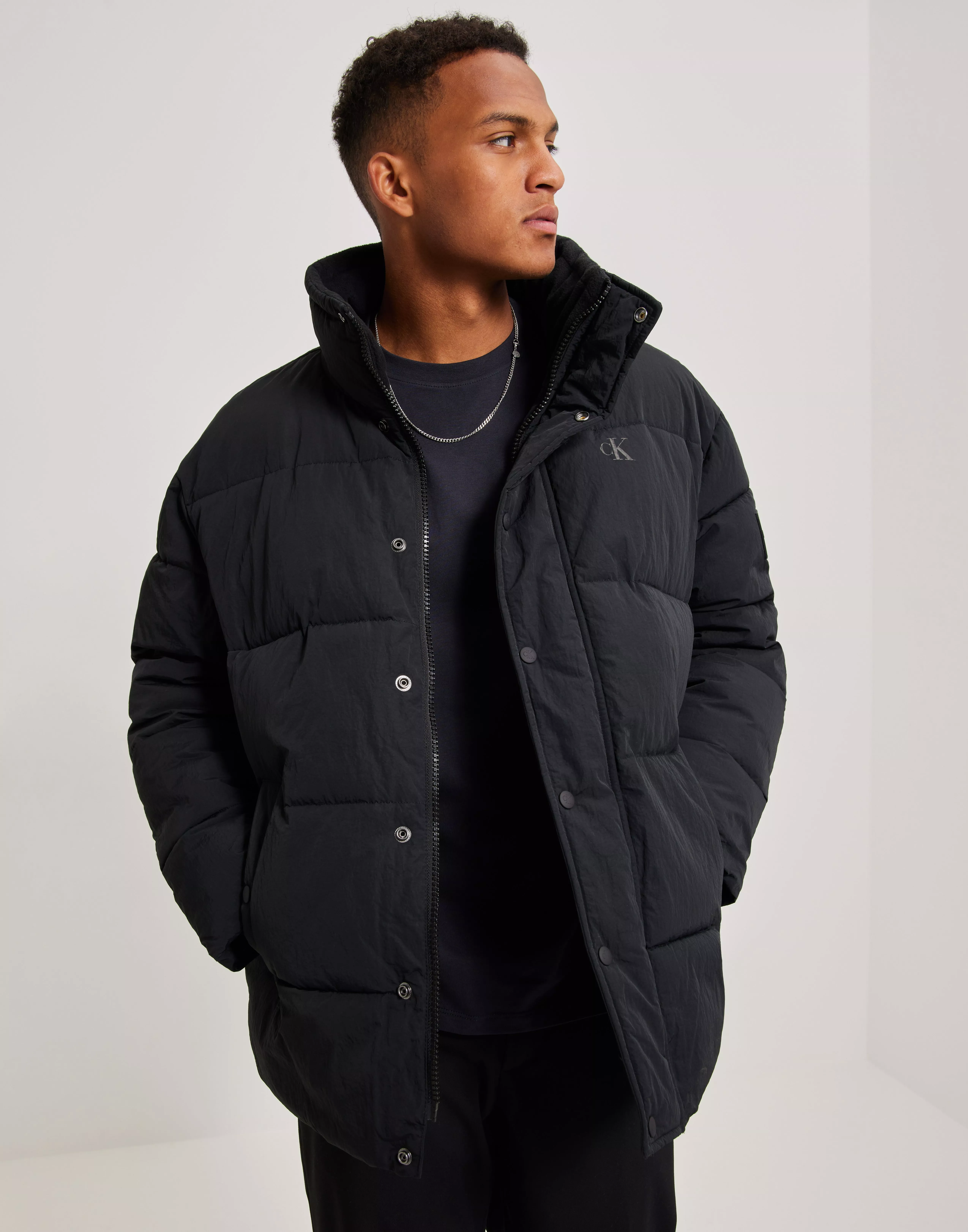 Calvin klein best sale oversized puffer jacket