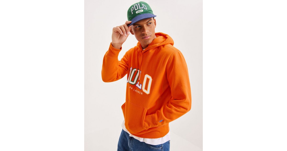 Orange deals polo hoodie