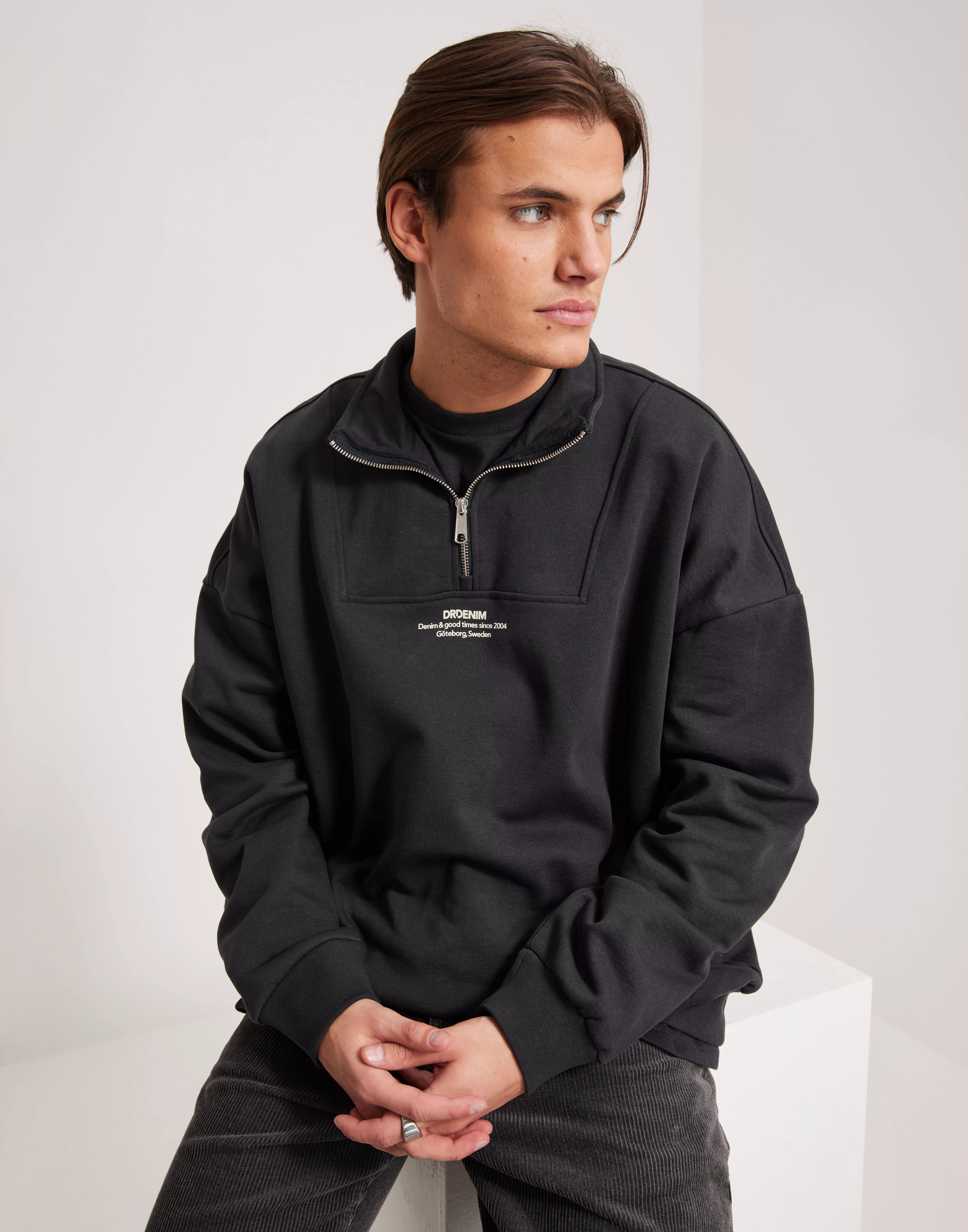 Acne studios fuller outlet half zip sweat