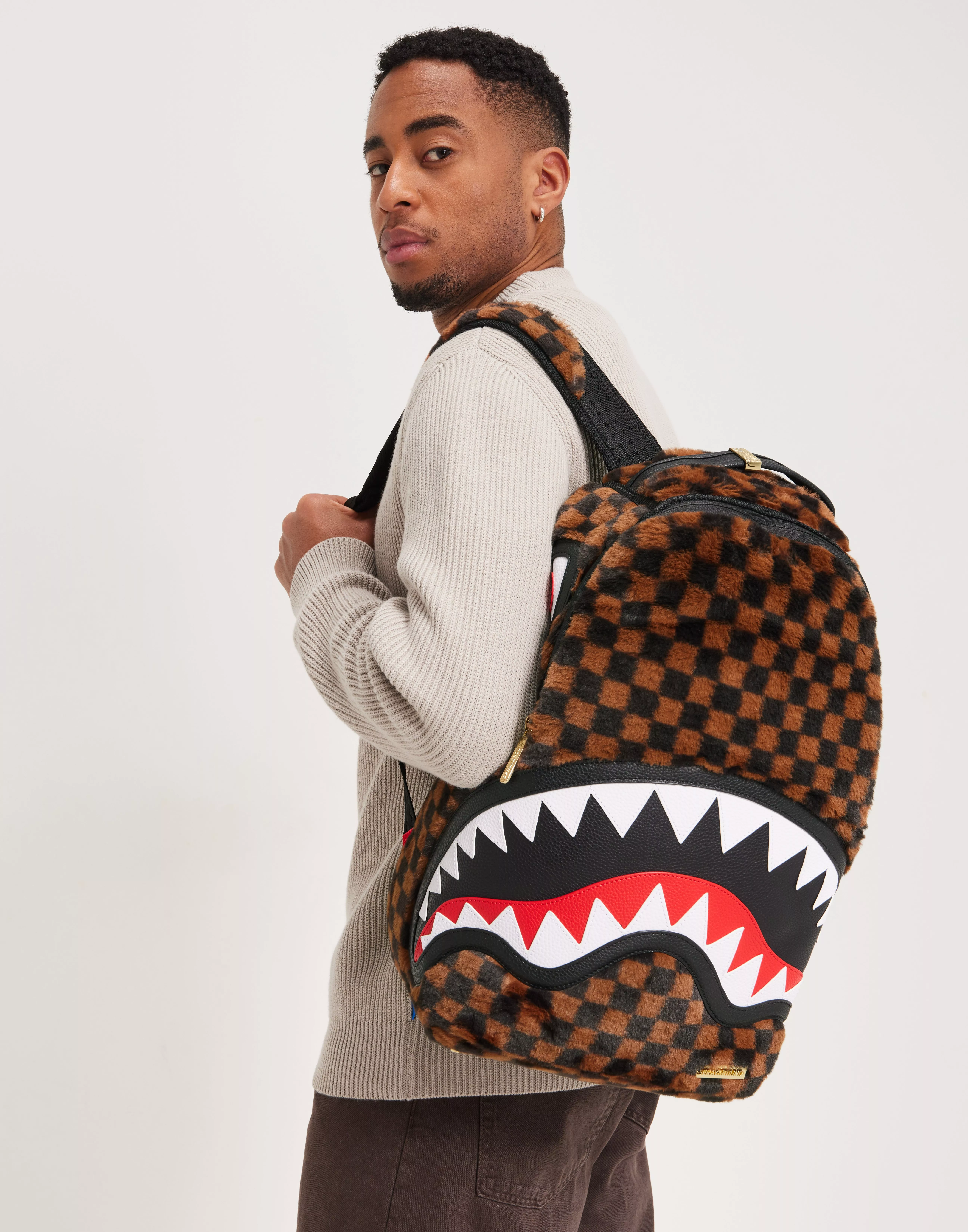 Sprayground Sharks In Paris Travelcase in Black for Men