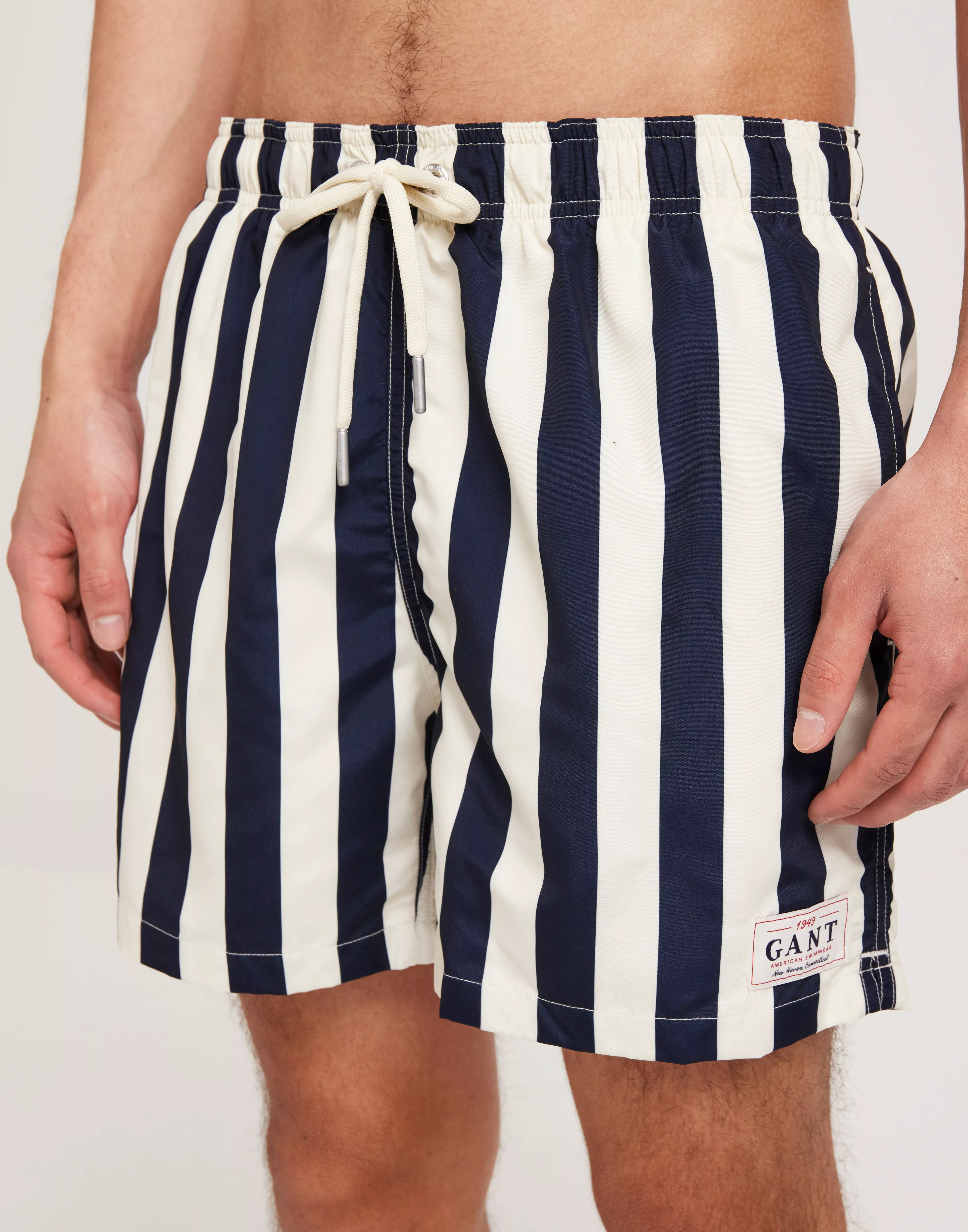 Gant breton clearance stripe swim shorts