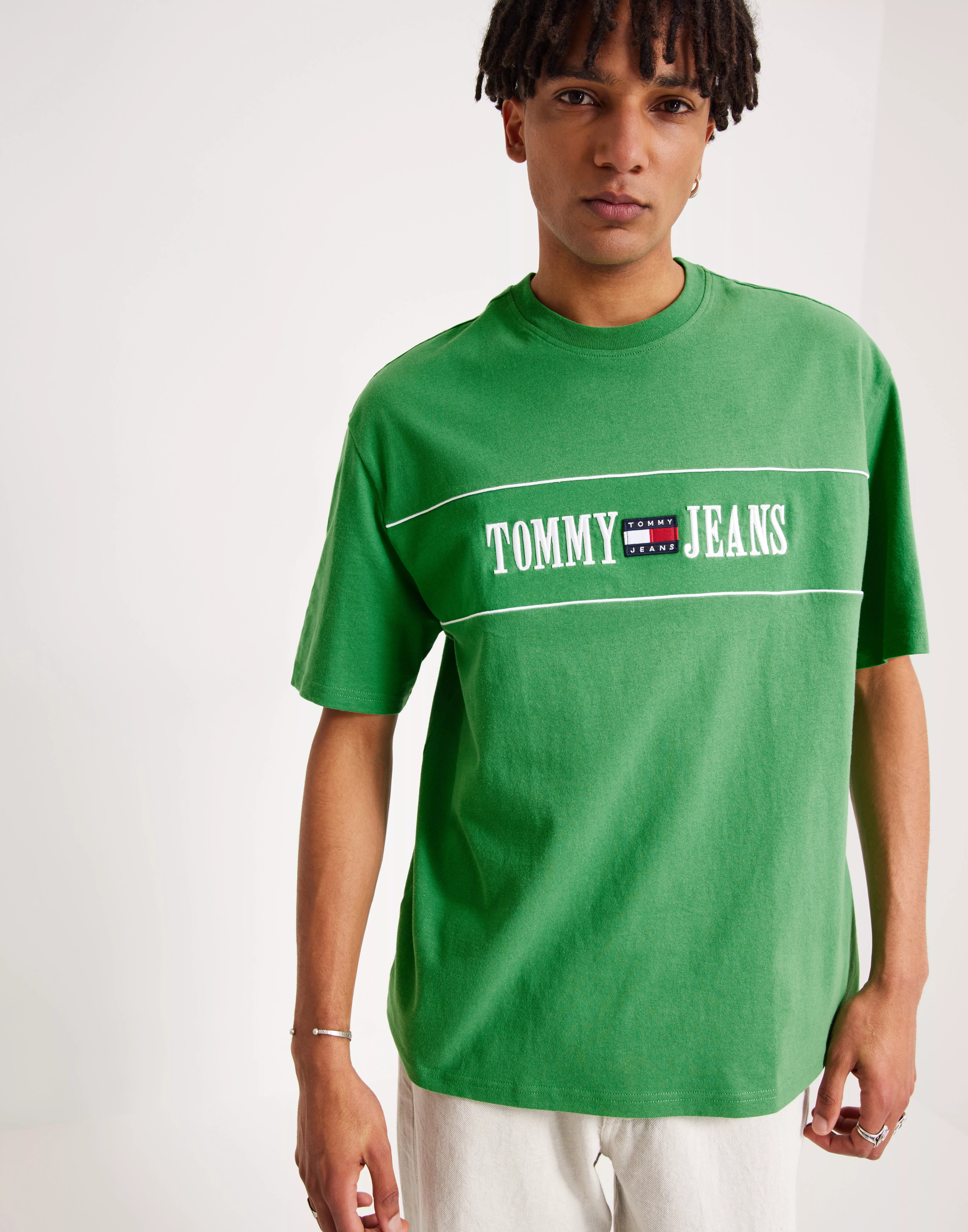 Buy Tommy Jeans TJM NLYMAN ARCHIVE | SKATE Green Coastal TEE 