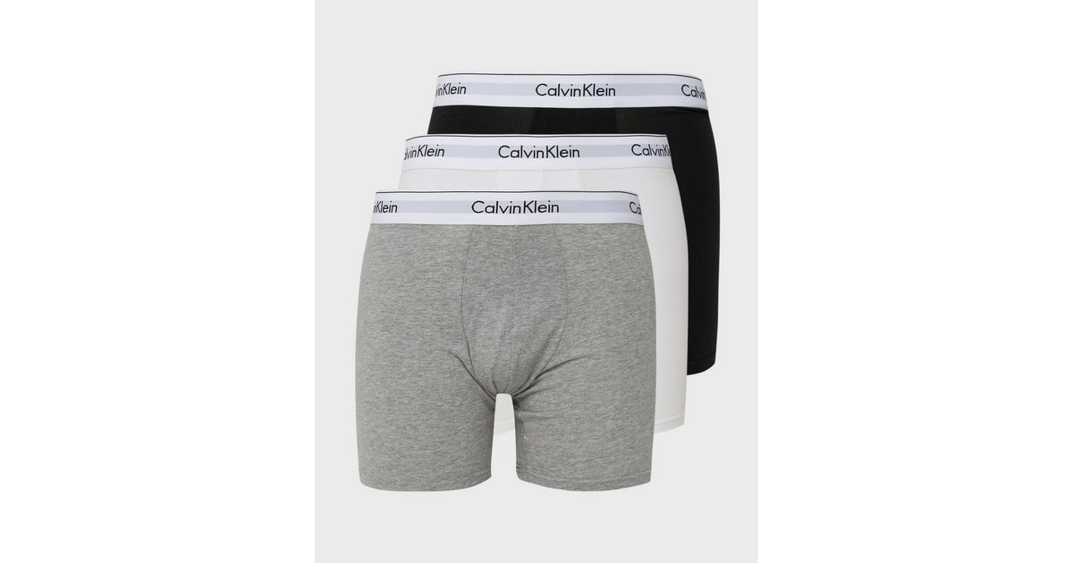 Grey and white calvin cheap klein boxers