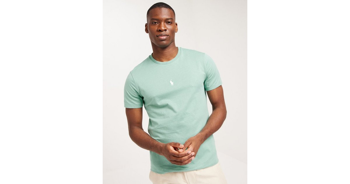 Polo ralph lauren green t clearance shirt