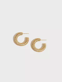 25mm Pave Hoops