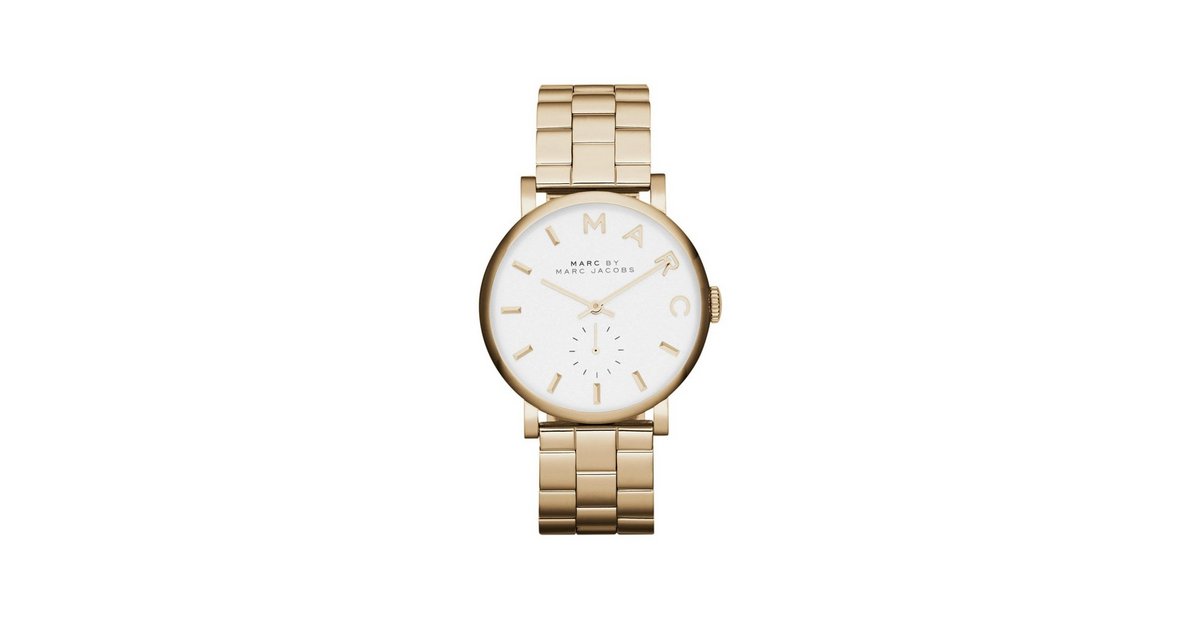 Marc jacobs baker online watch gold