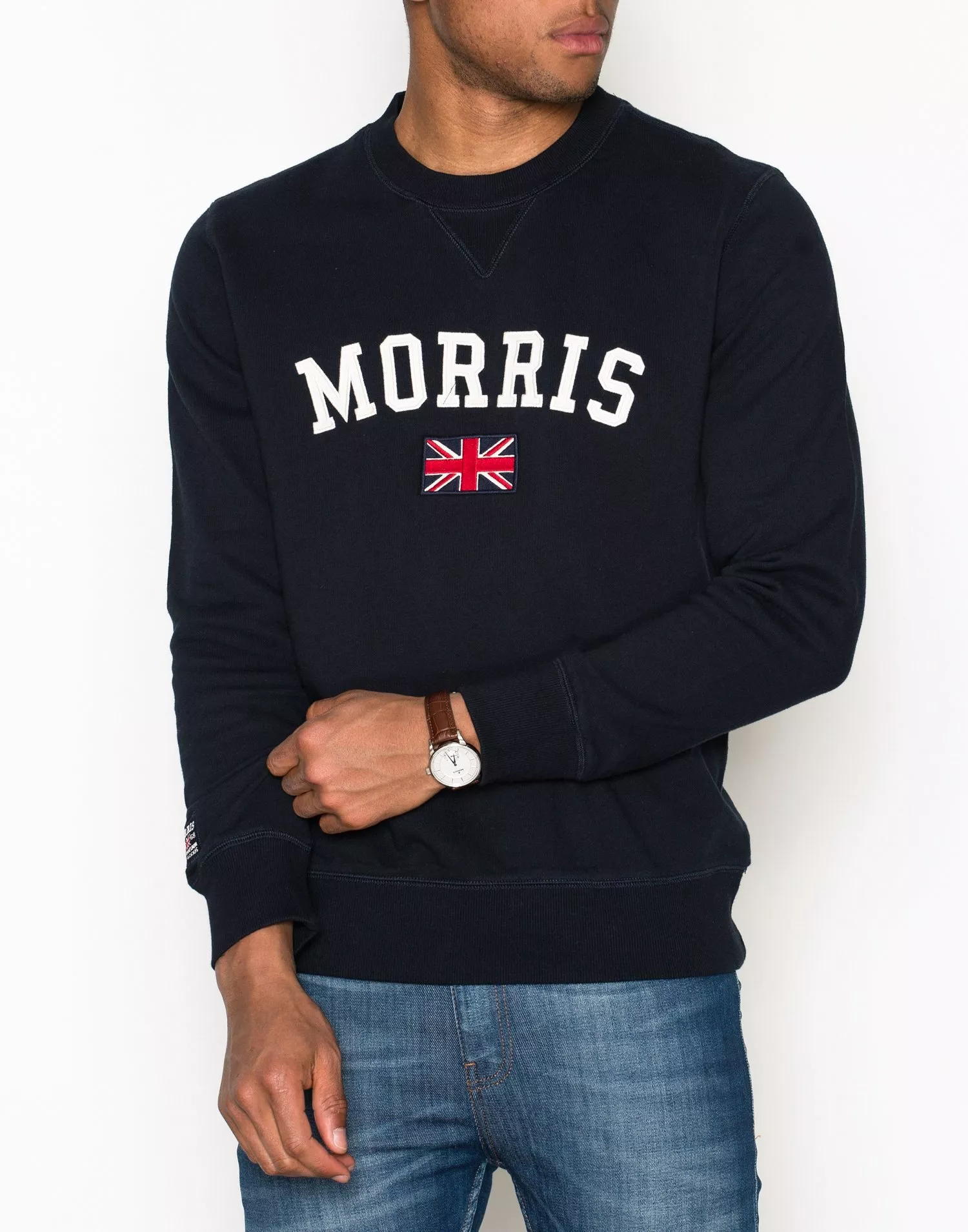 Buy Morris Brown Sweatshirt Navy NLY Man