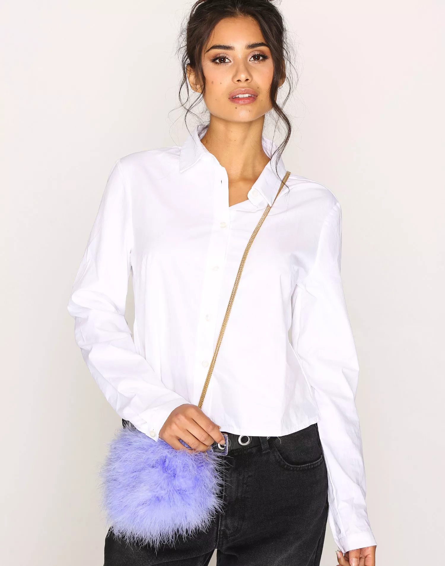 River island sale fluffy bag