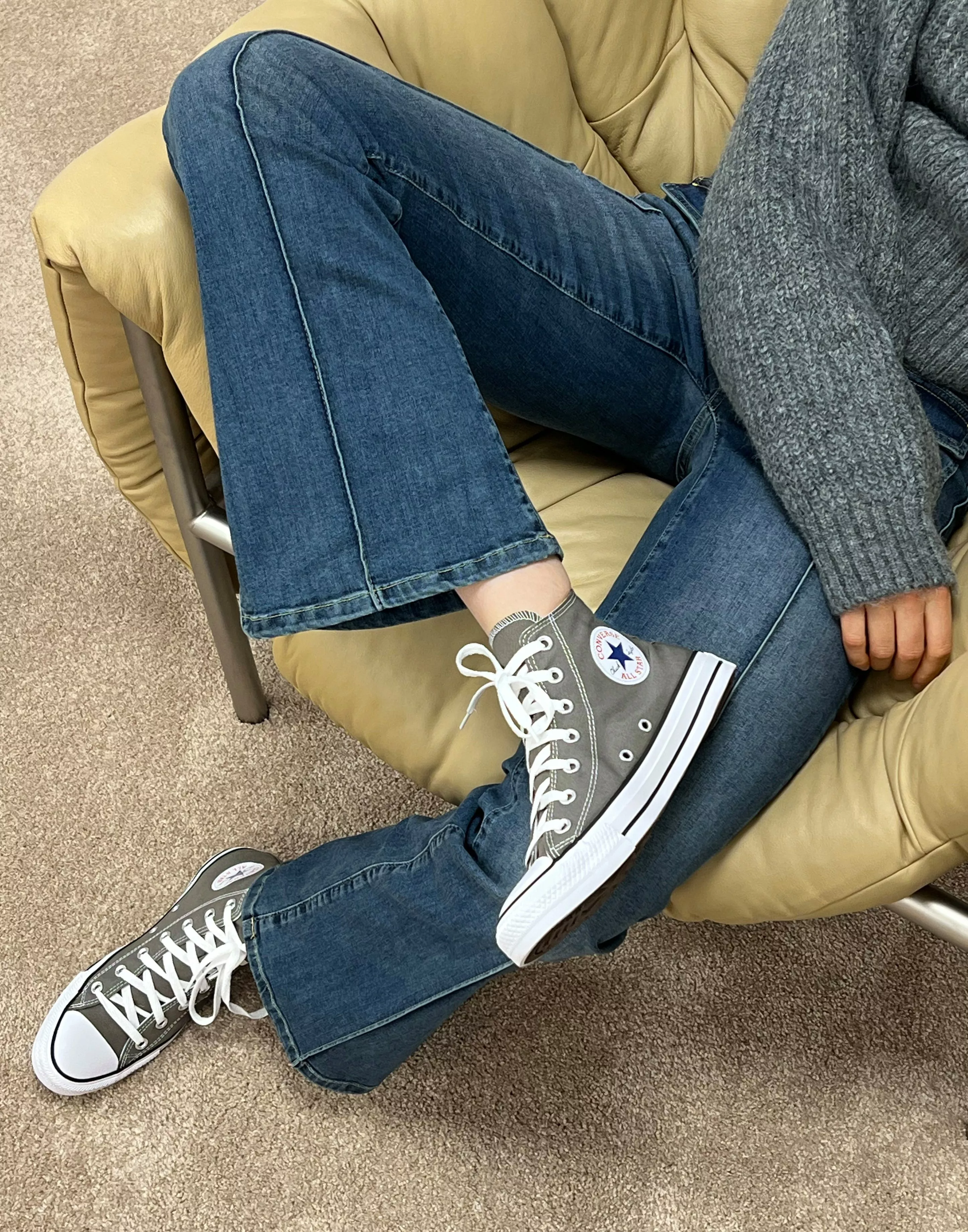 announcer motivet Som svar på Køb Converse All Star Canvas Hi - Charcoal | Nelly.com