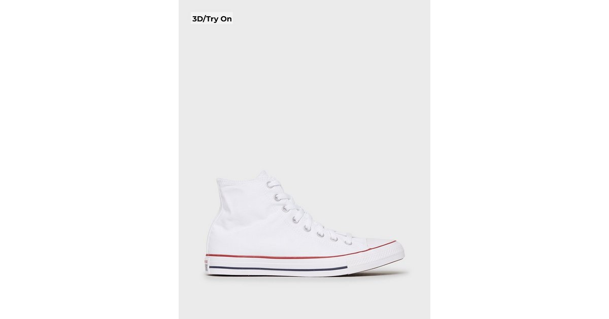 Converse white high hot sale cut price