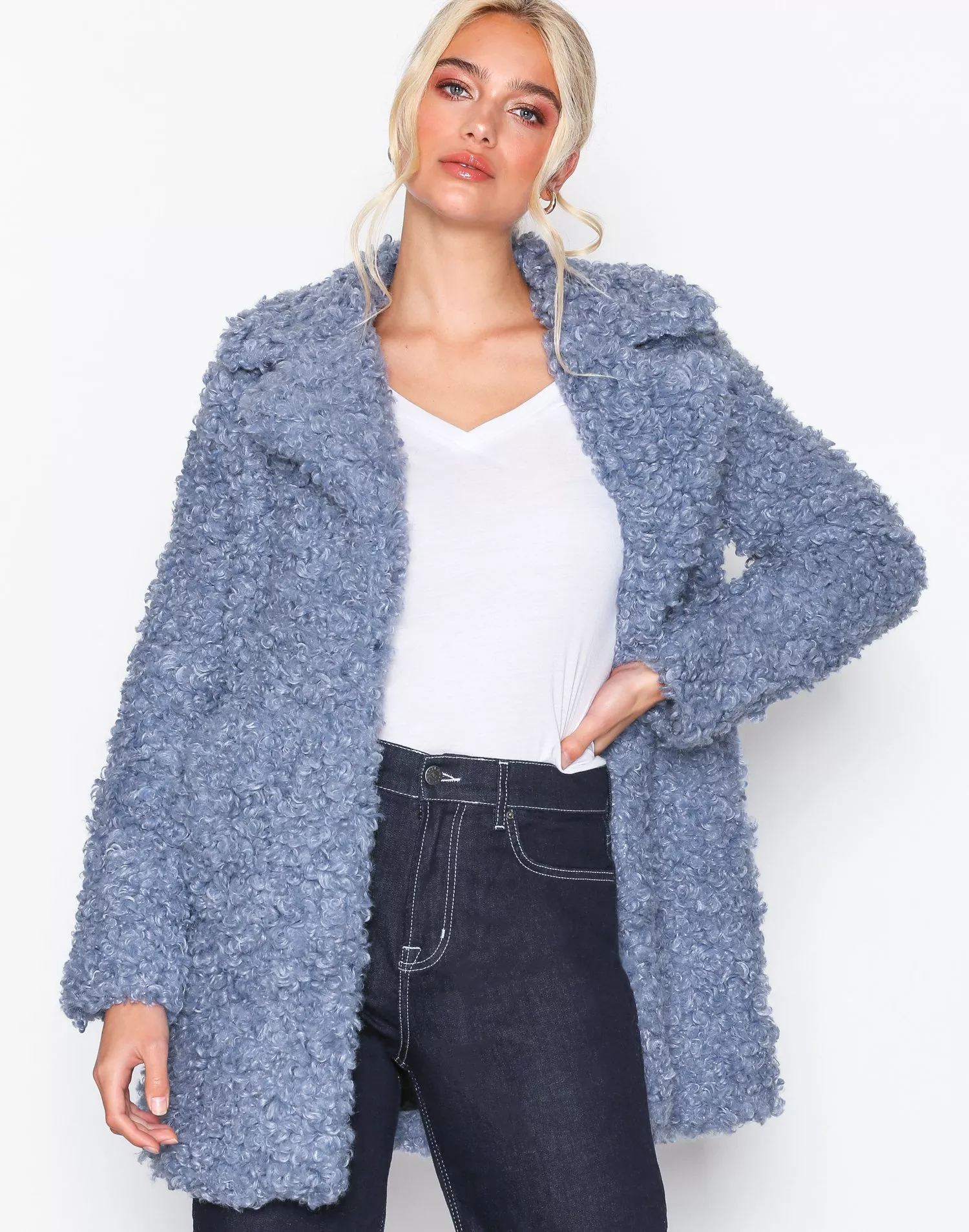 Teddy bear coat outlet river island