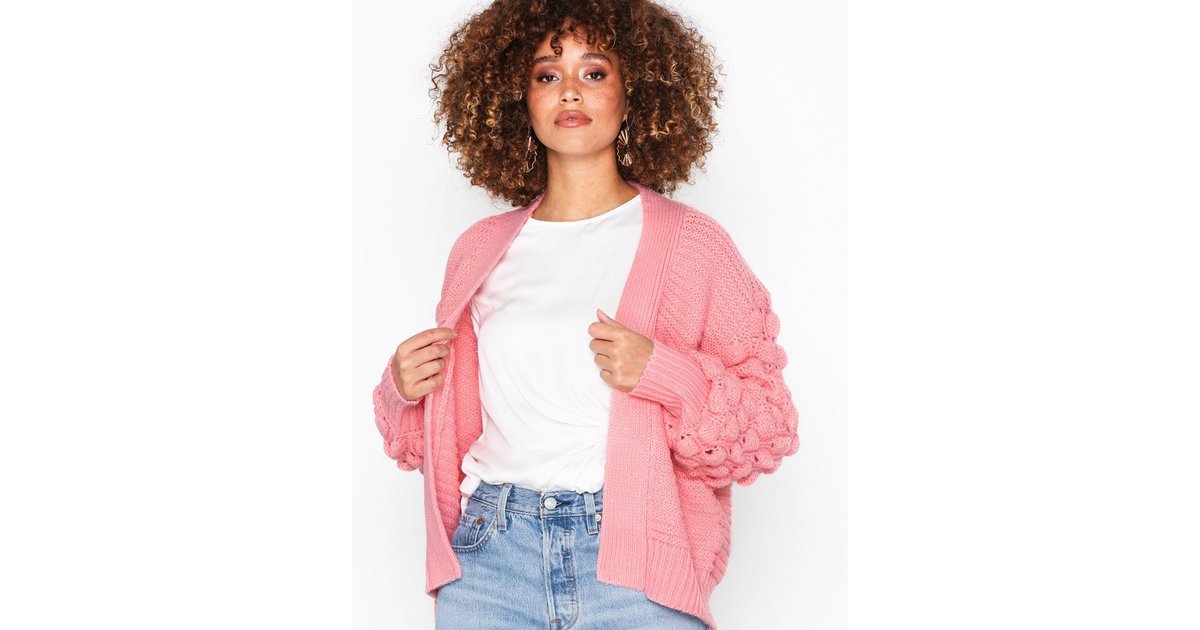 Pink cardigan shop river island