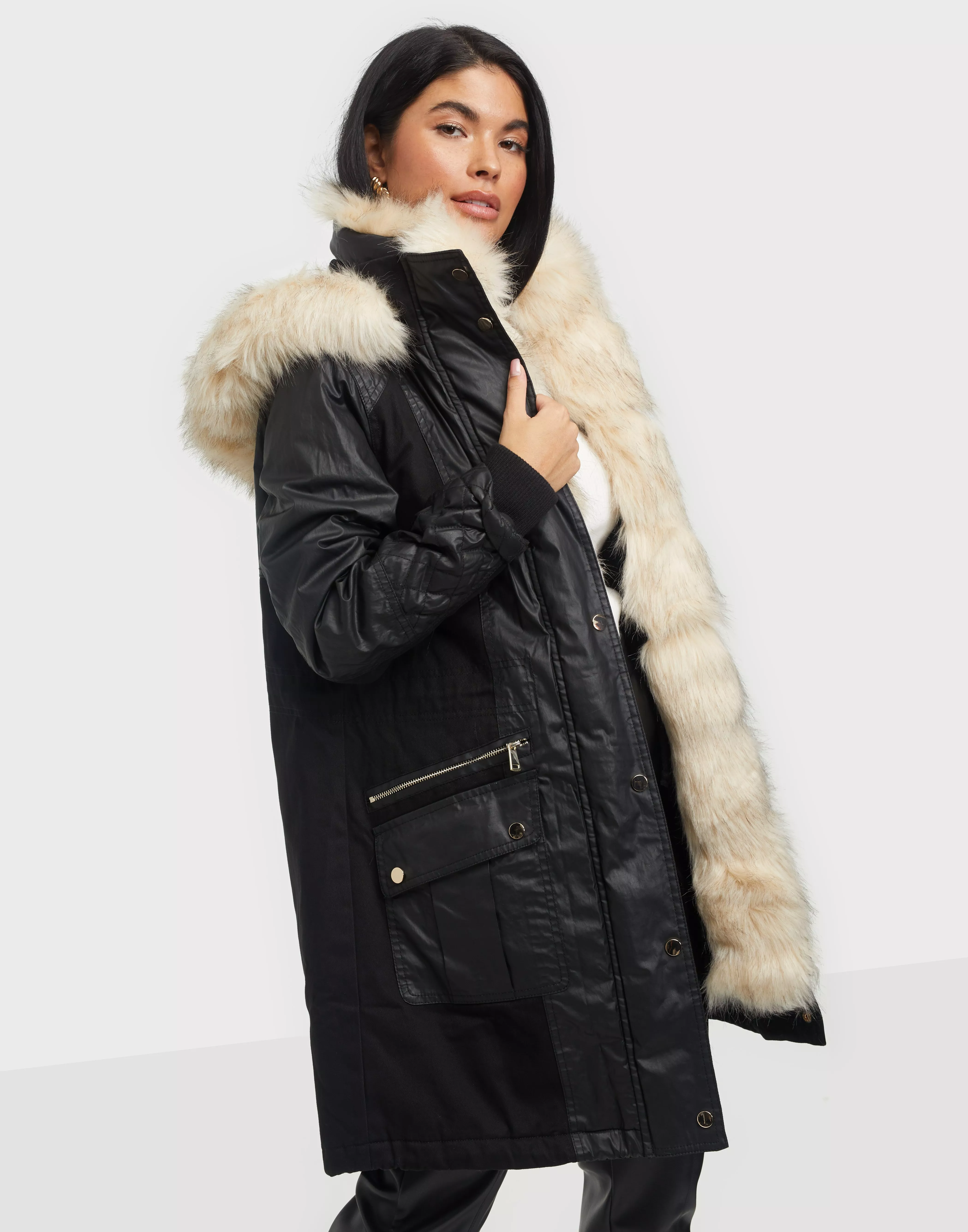 River island cheap parka coat