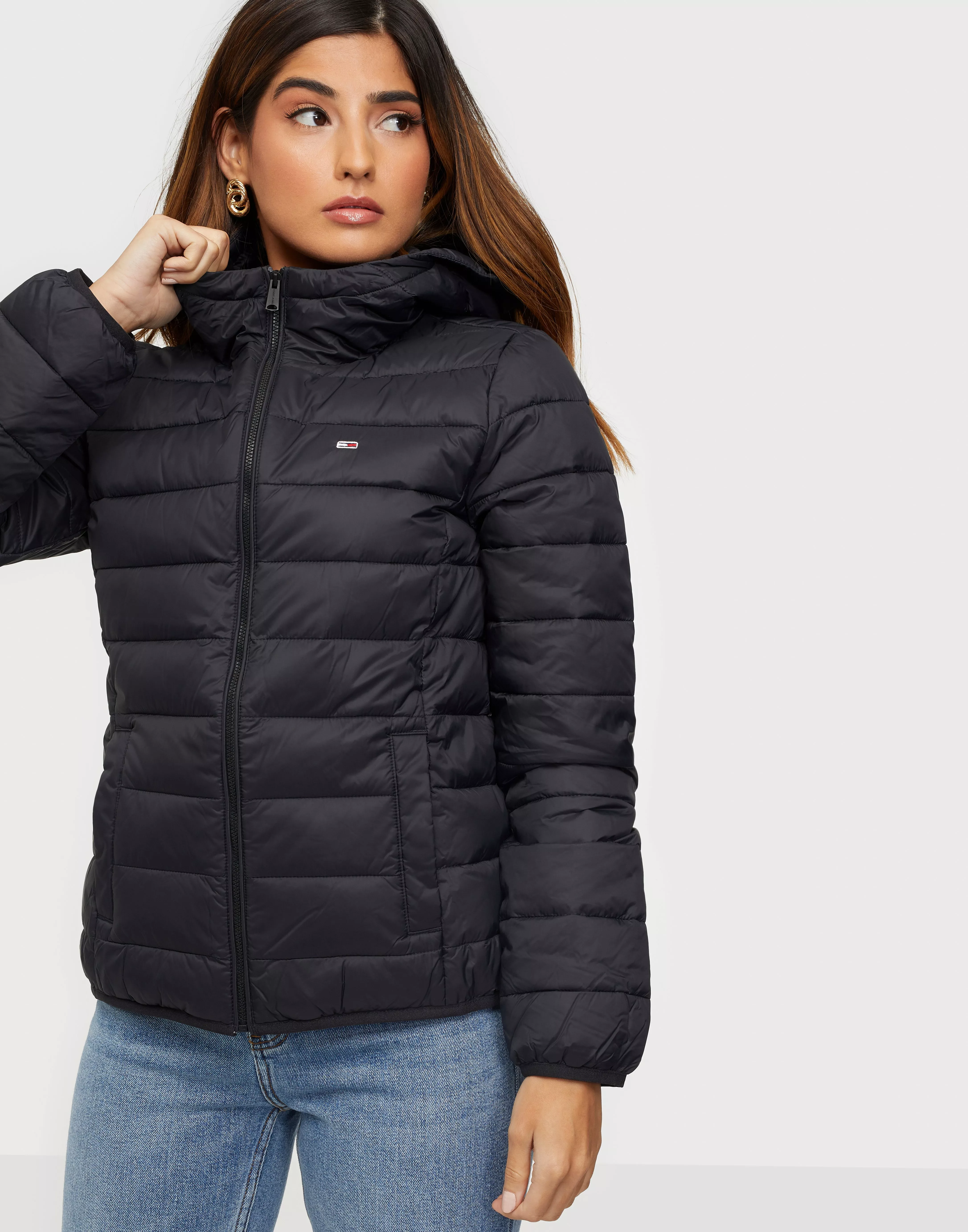 Tommy jeans store quilted zip jacket