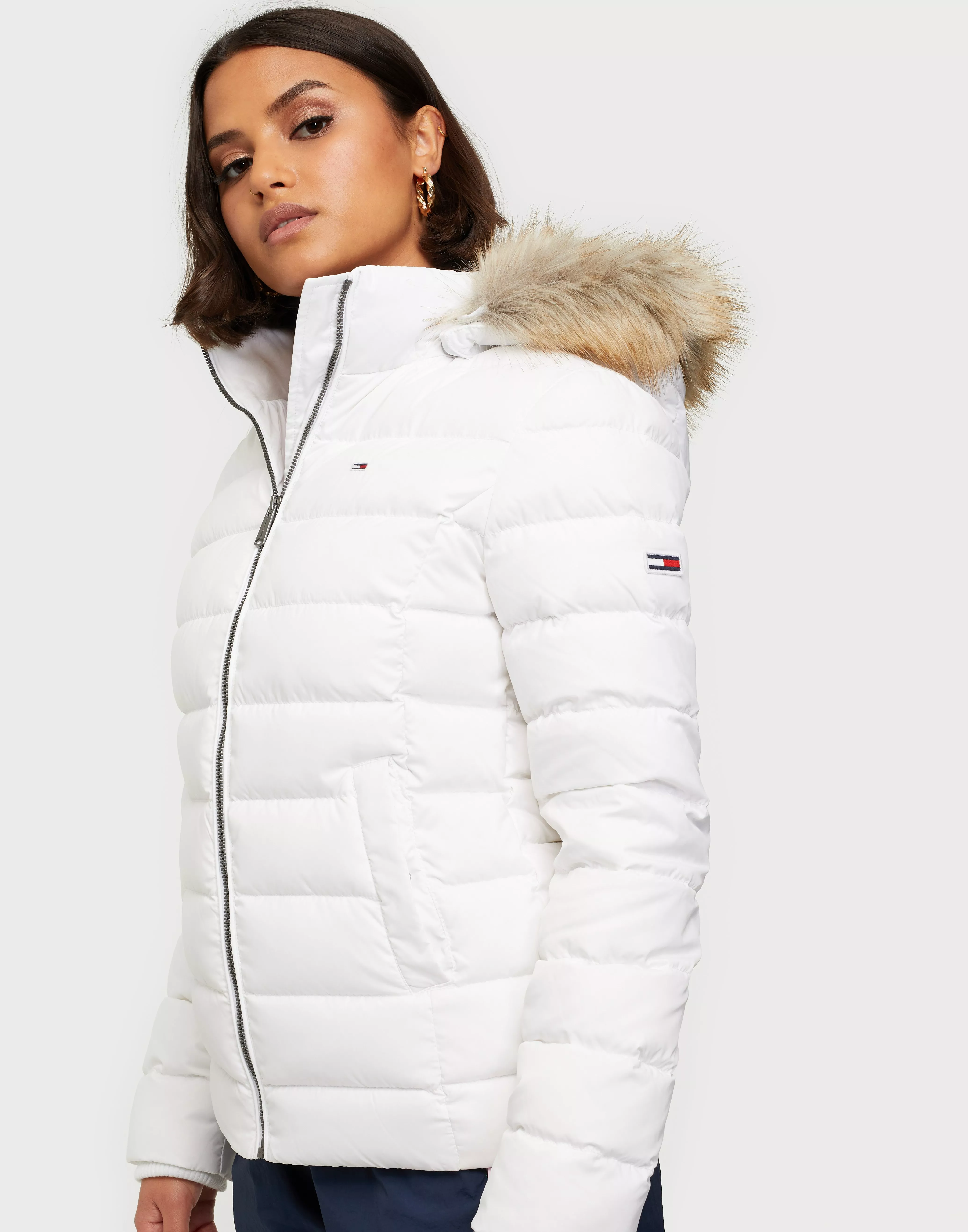 TJW BASIC HOODED DOWN JACKET