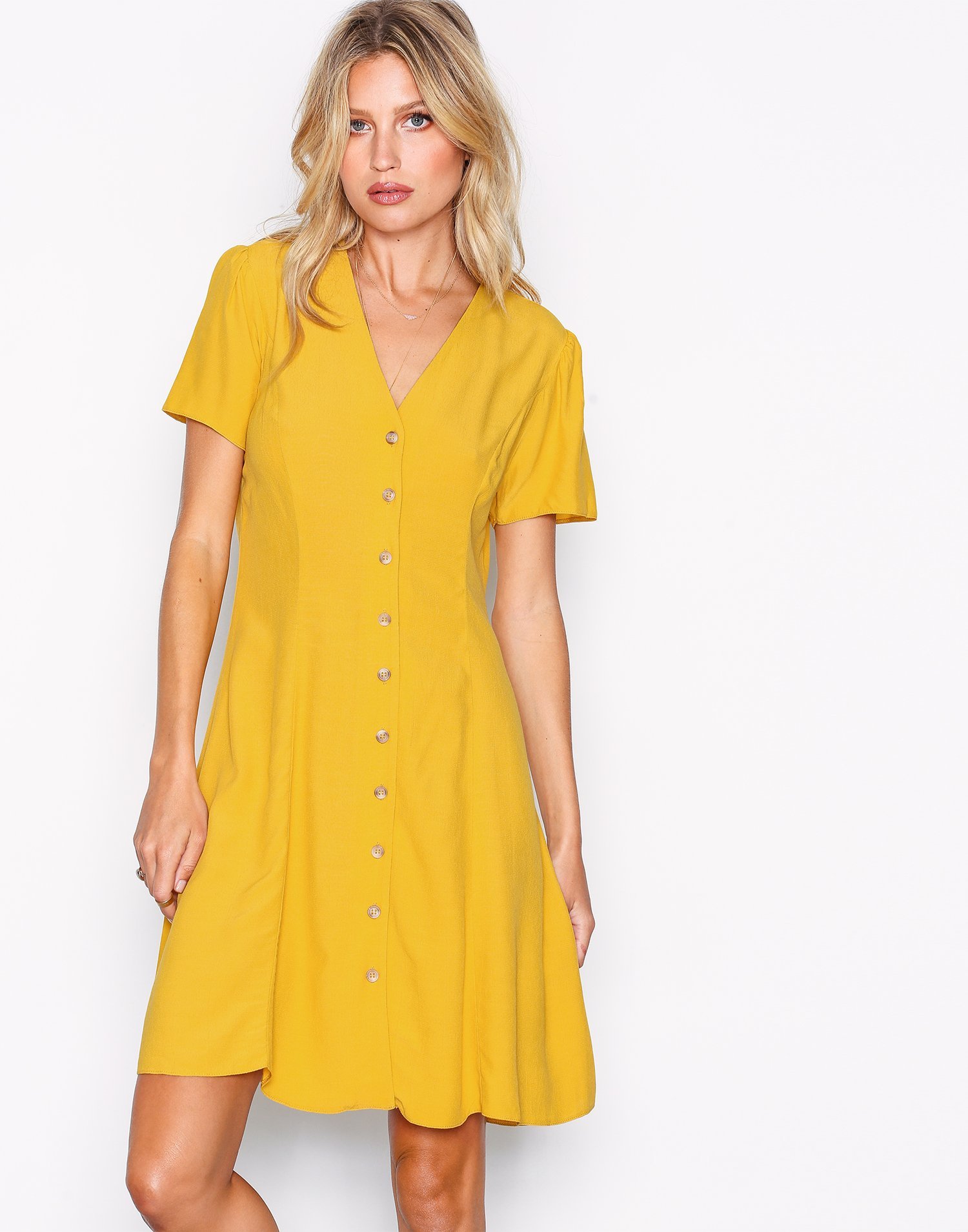 Button Front Tea Dress