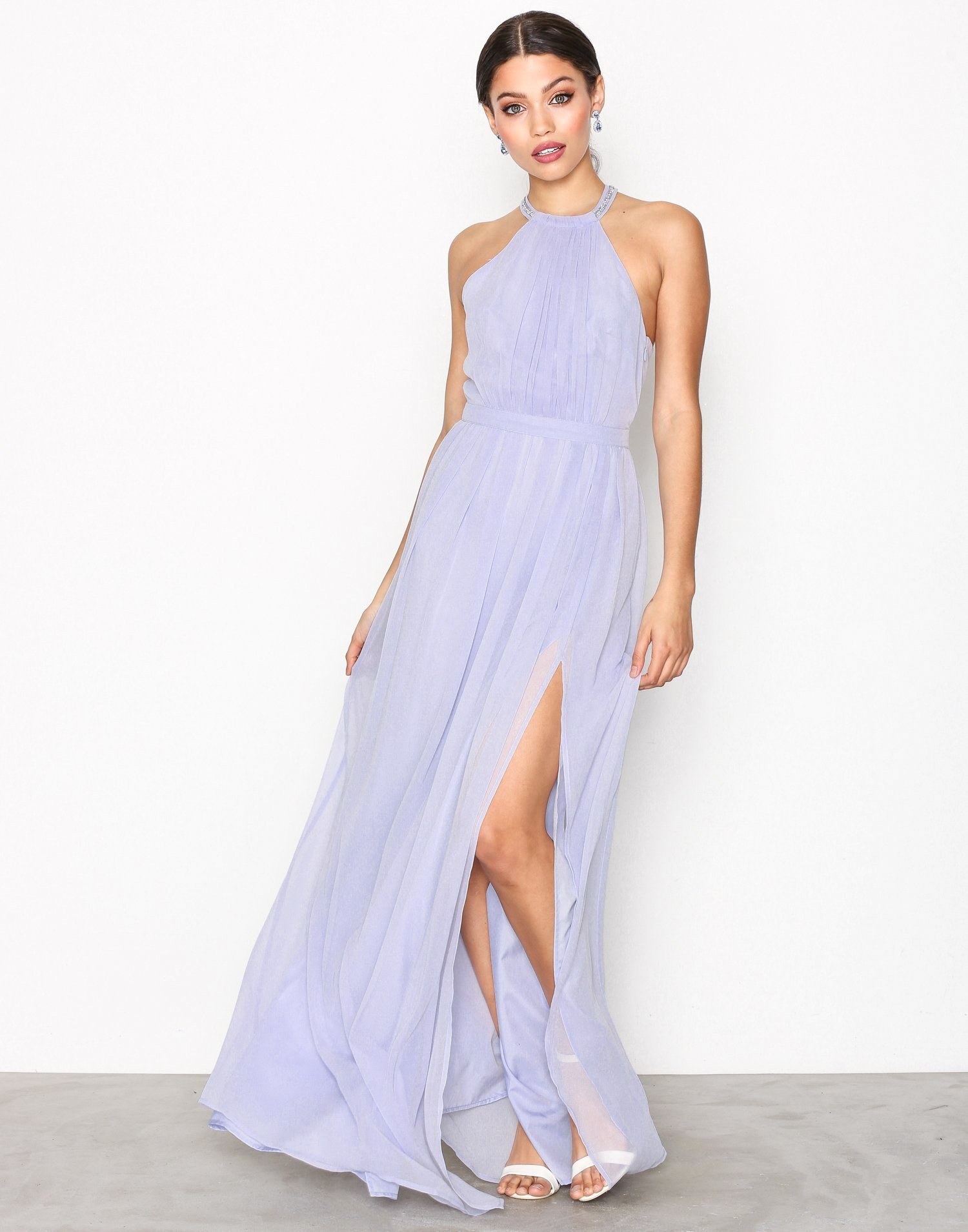 Halterneck Beaded Gown