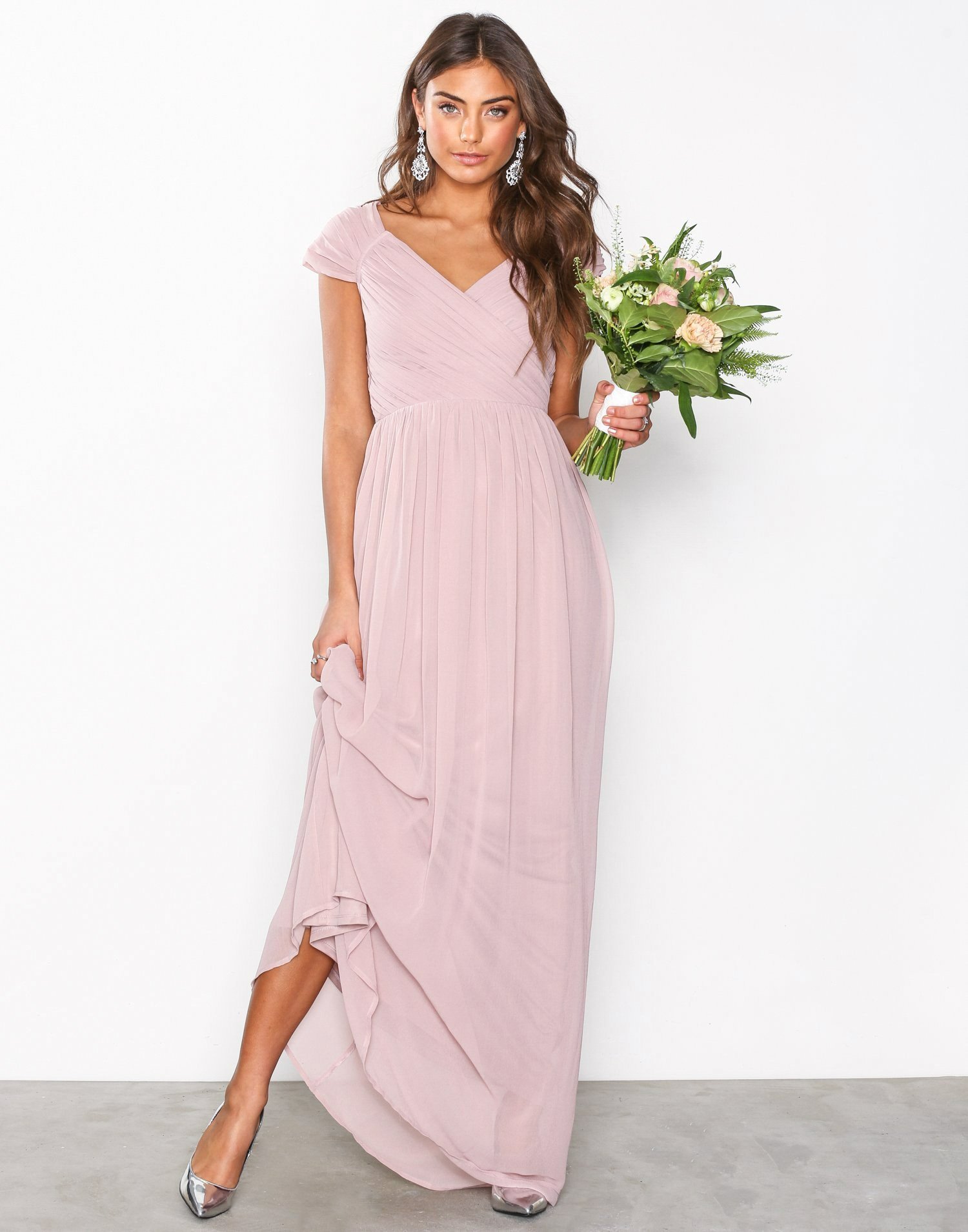 Cap Sleeve Maxi Gown