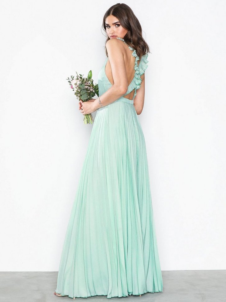 Pleated Frill Gown
