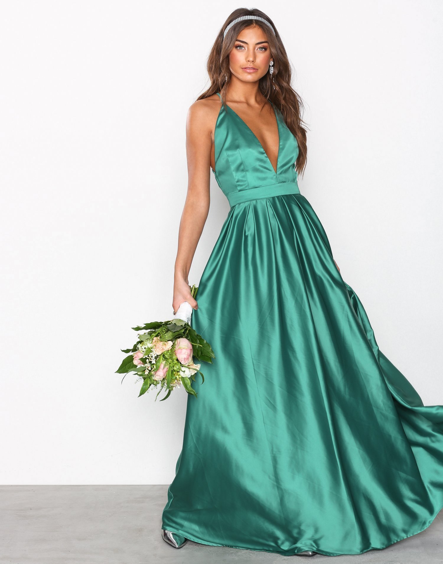 Thin Strap Ball Gown