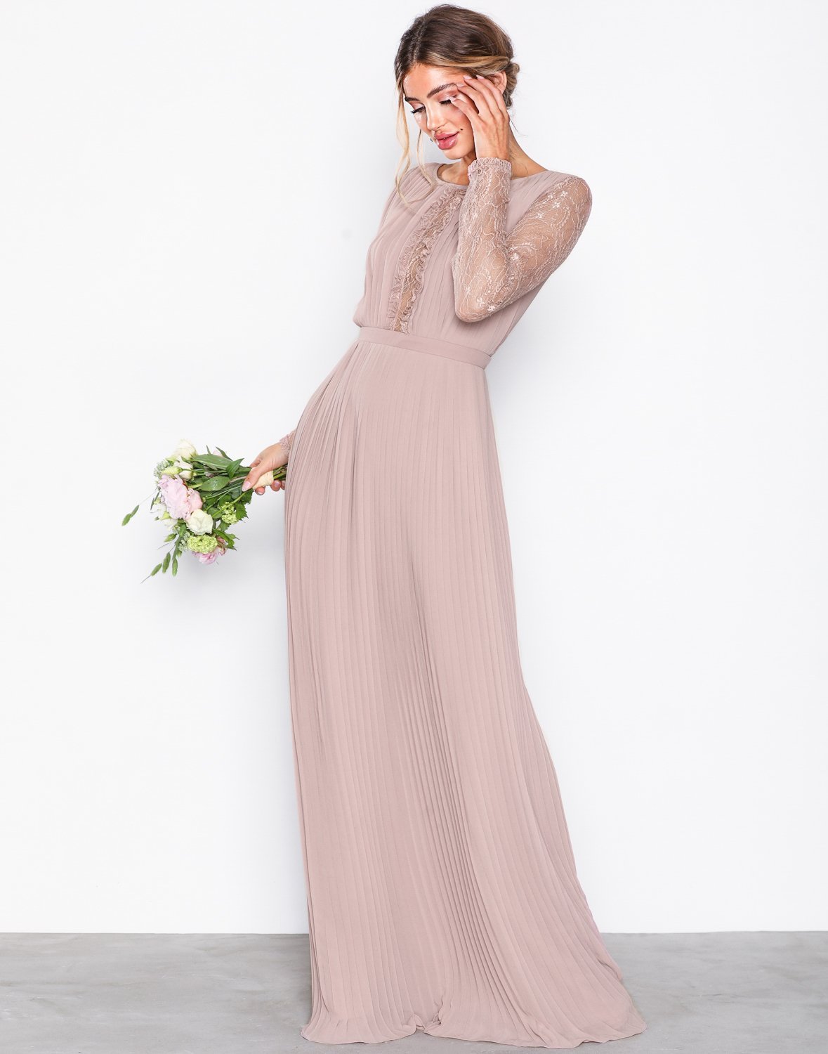 Lace Insert Gown
